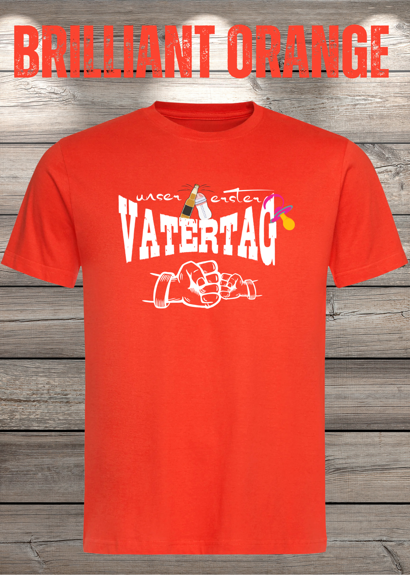 Herren T-Shirt für Papas mit Mädels Unser erster Vatertag Partnerschirt Vater Tochter T-Shirt Geschenkidee Witziges Papa T-Shirt