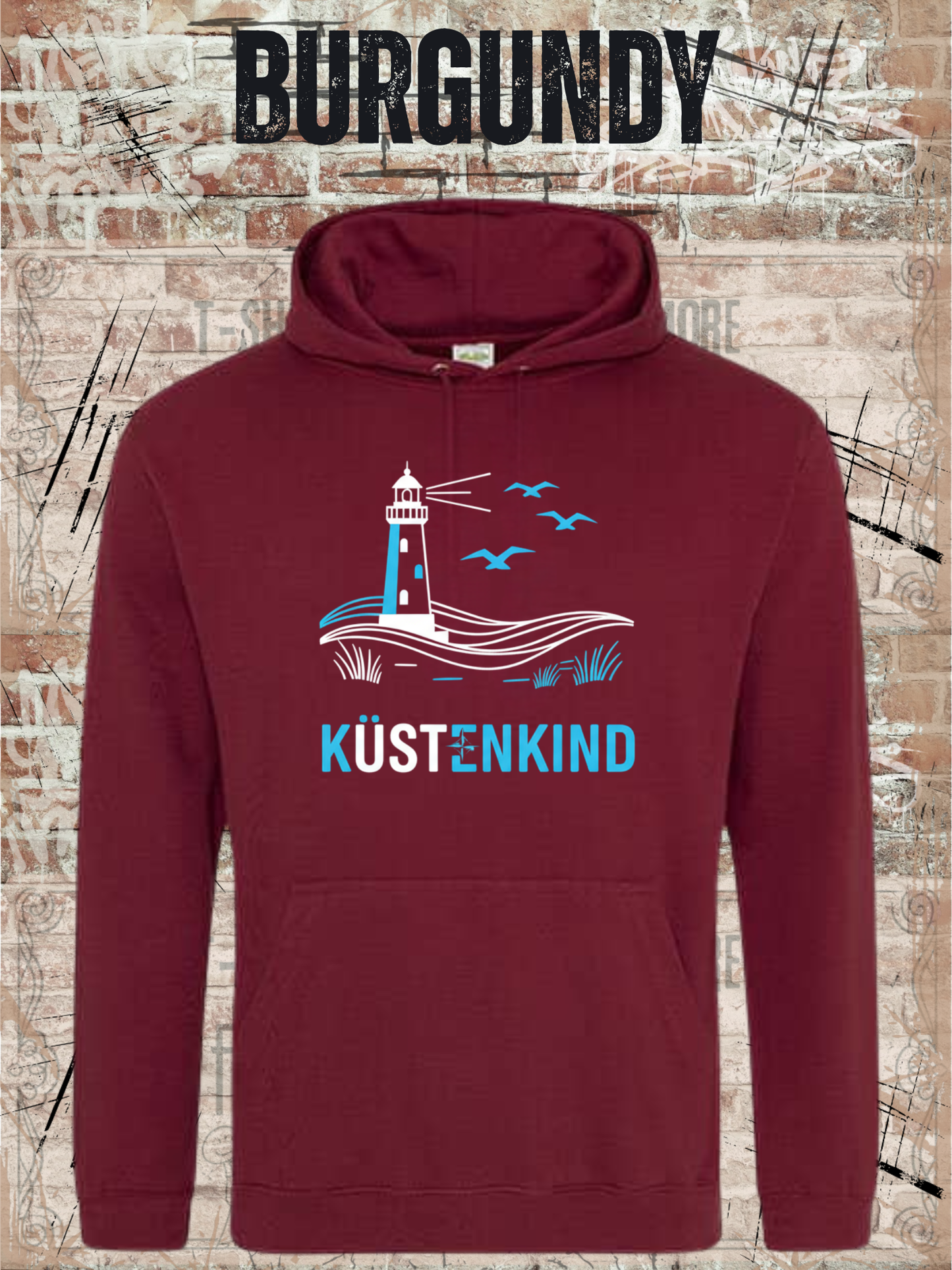 Unisex Hoodie Küstenkind - Leuchtturm Design Ostsee Nordsee