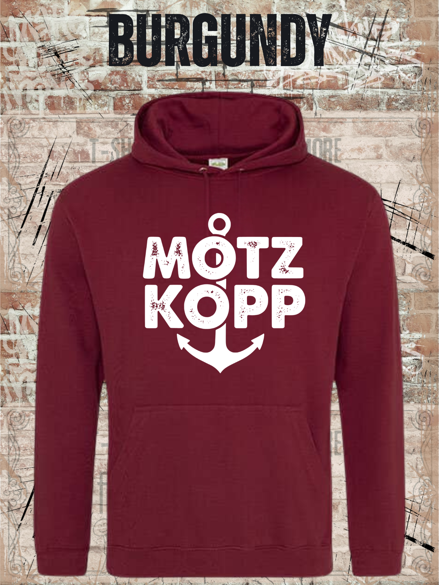 Unisex Hoodie Motz Kopp - Norddeutsch Maritime Mode