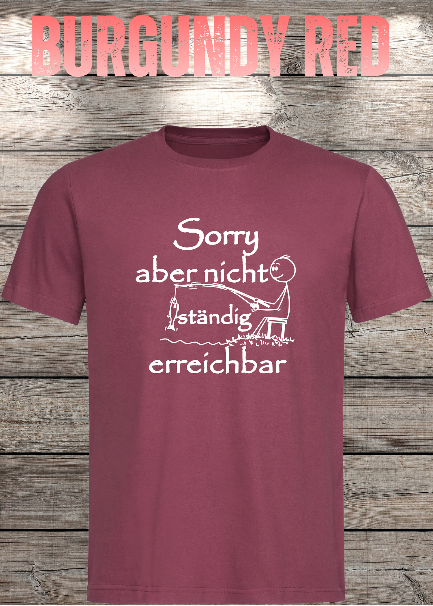 T-Shirt 'Sorry aber nicht ständig erreichbar' - Witziges Spruch-Shirt für Grenzensetzer