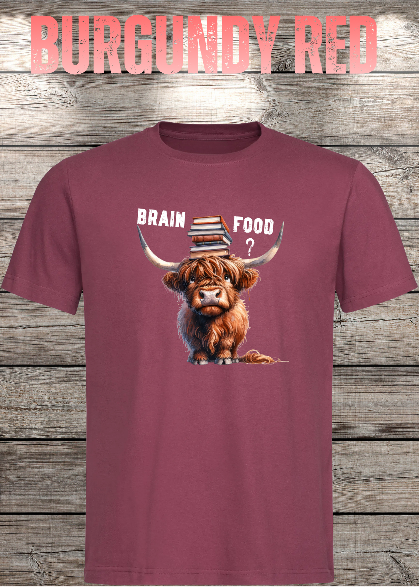 Highland Kuh Unisex T-Shirt Brain food?