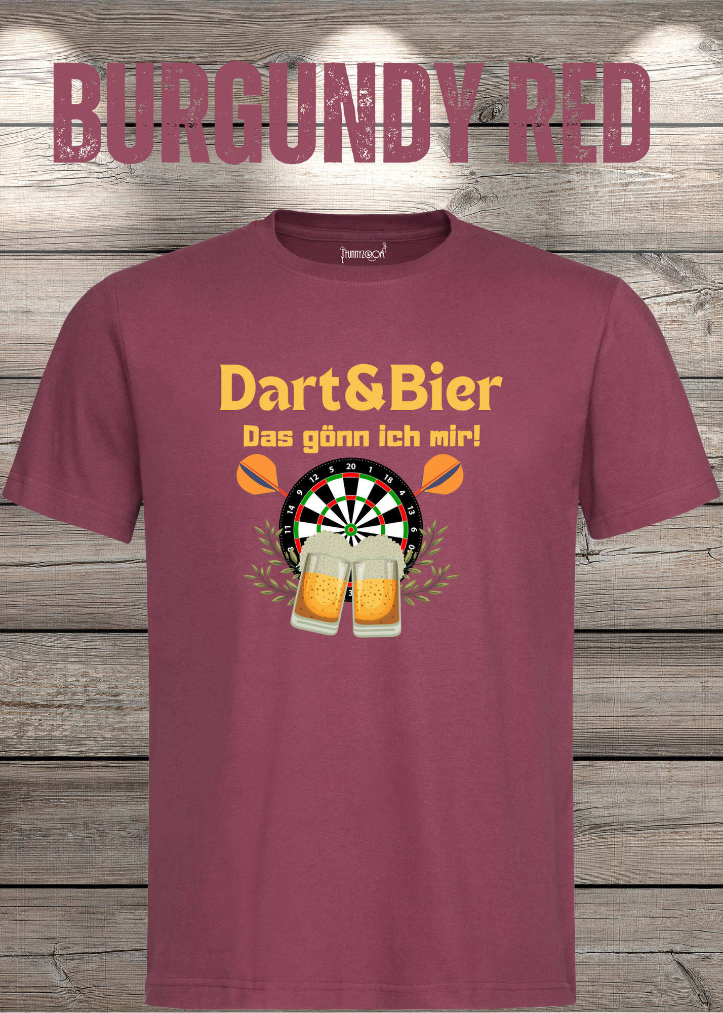 T-Shirt Dart & Bier das Gönn ich mir Witziges T-Shirt mit Spruch Geschenkidee Unisex