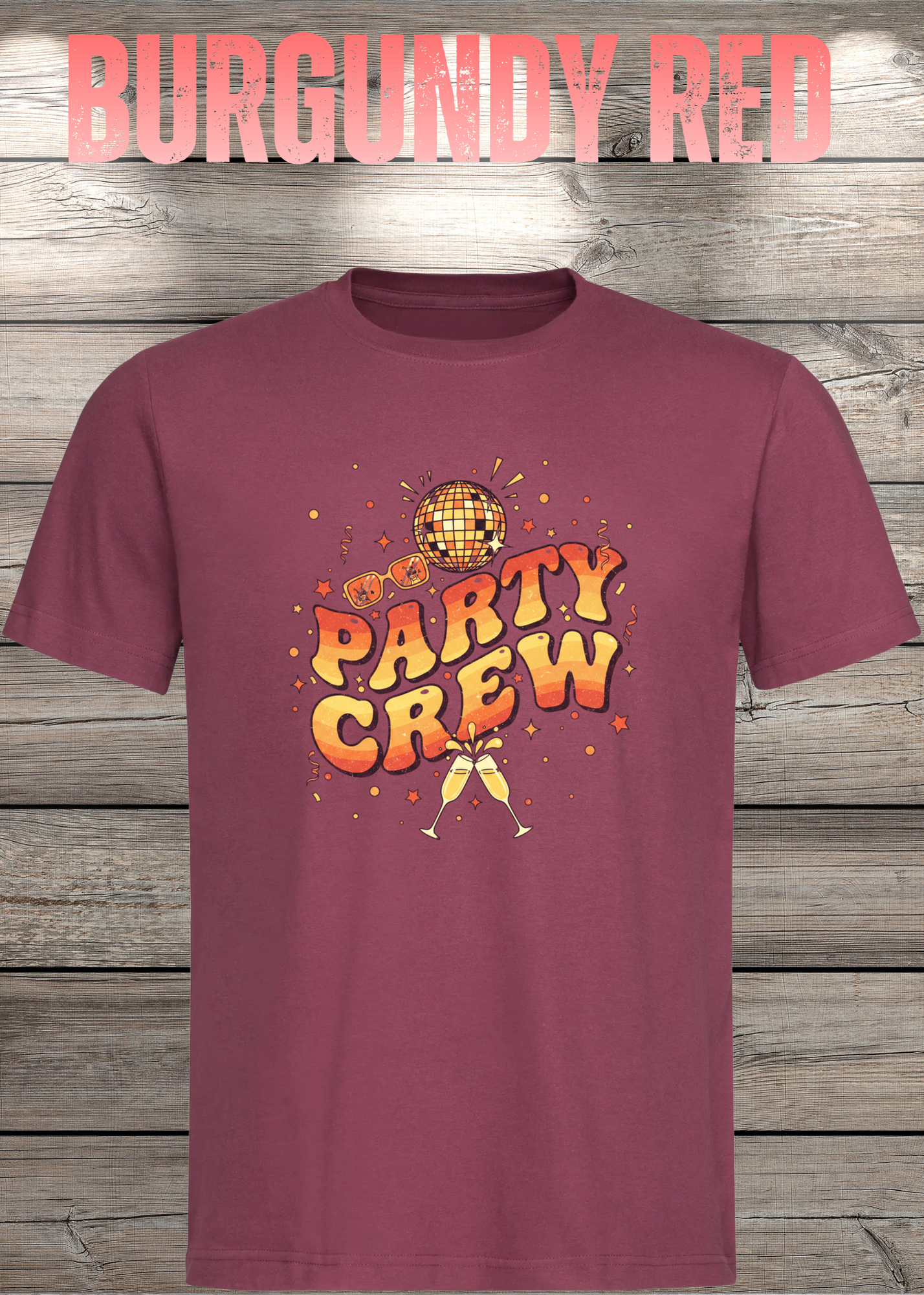 T-Shirt 'Party Crew' - Witziges Party-Shirt für echte Feierlöwen