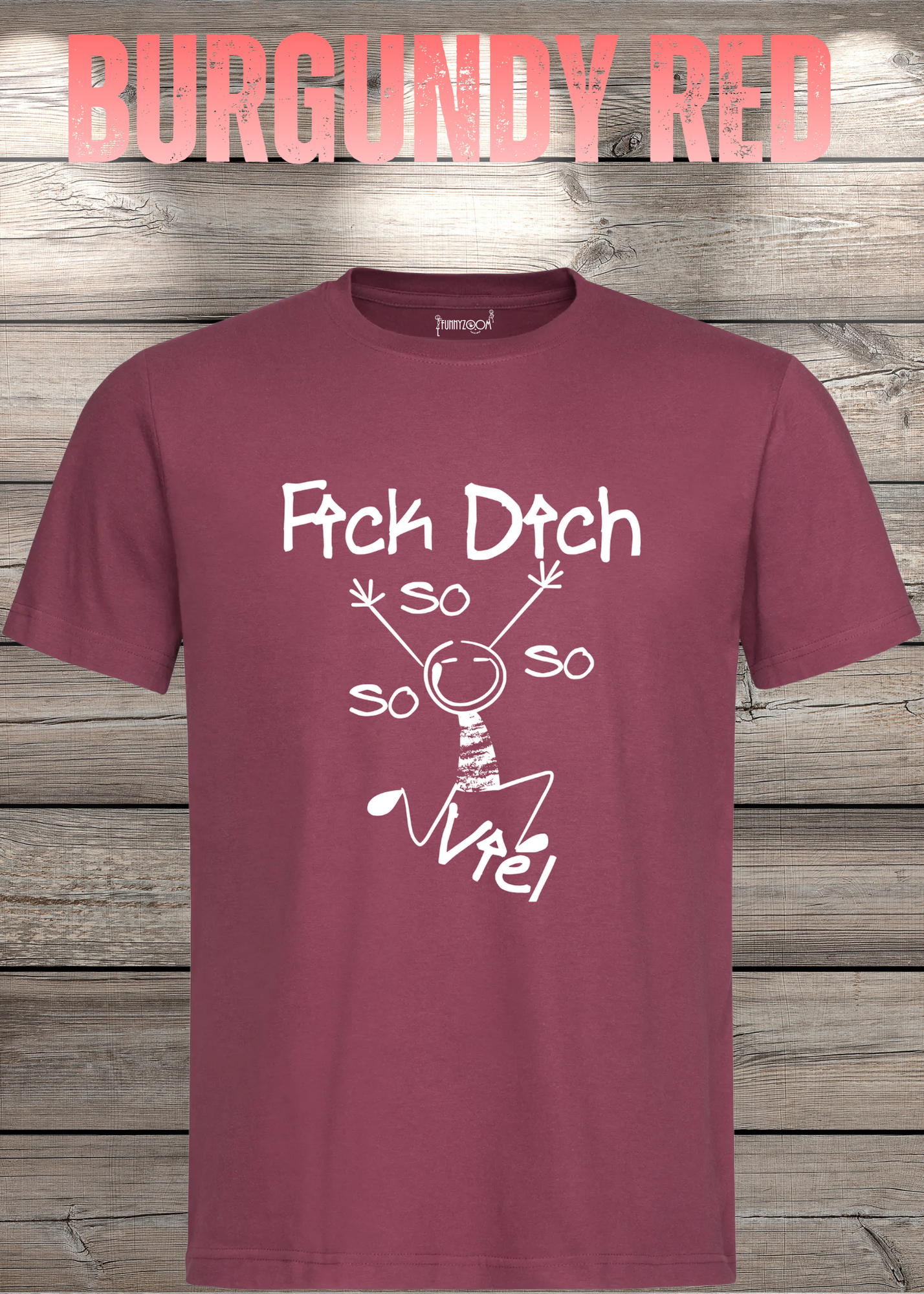 T-Shirt 'Fick Dich So So So So viel' - Lustiges Statement Geschenk Unisex