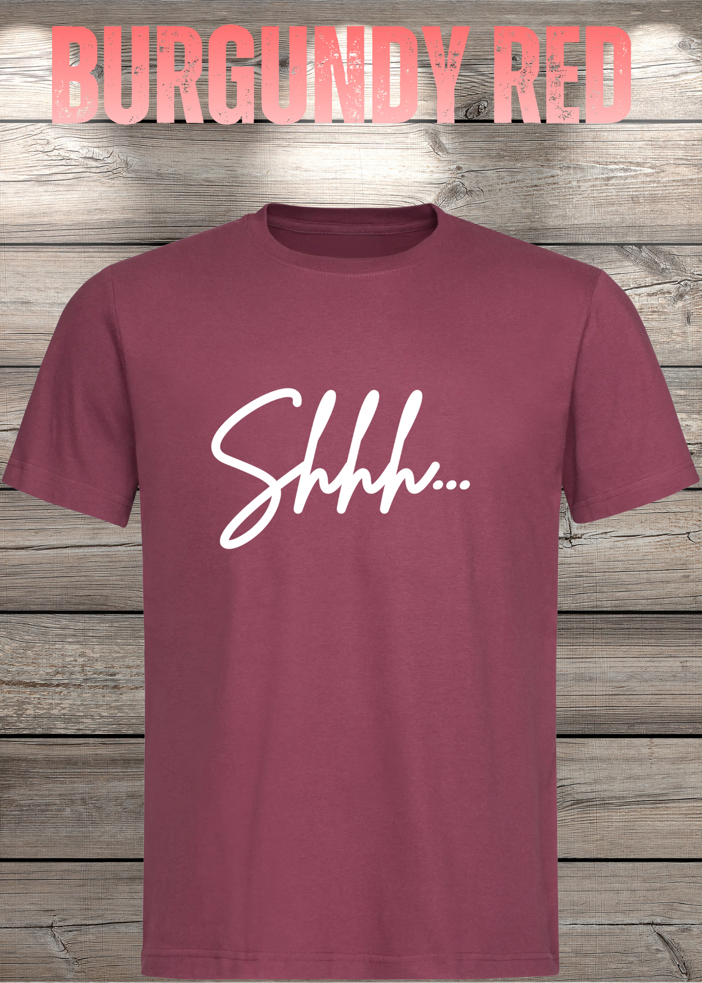 T-Shirt Shhh... - Geschenkidee T-Shirt - T-Shirt mit Spruch - Witziges T-Shirt - T-Shirt Freizeit - Lustiges T-Shirt Unisex
