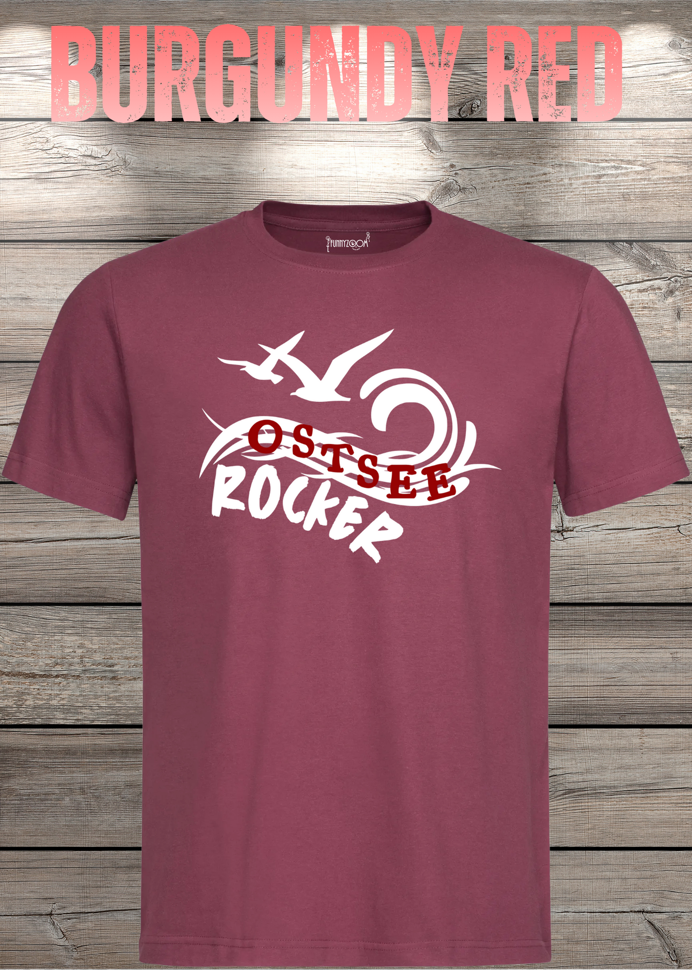 T-Shirt 'Ostsee Rocker' - Norddeutschland Geschenk Unisex Küsten-Style