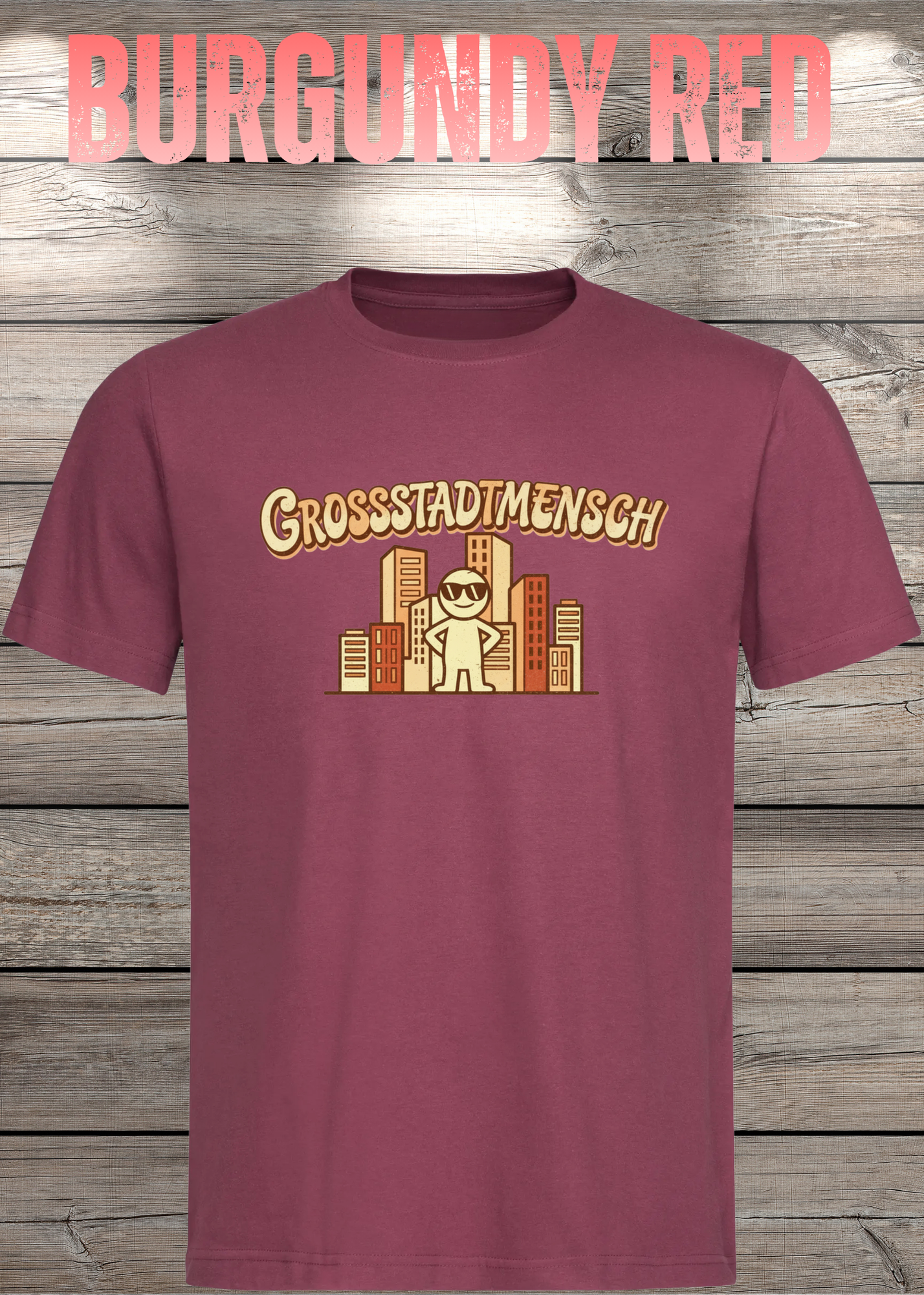T-Shirt 'Großstadtmensch' - Witziges City-Shirt für Stadtliebhaber
