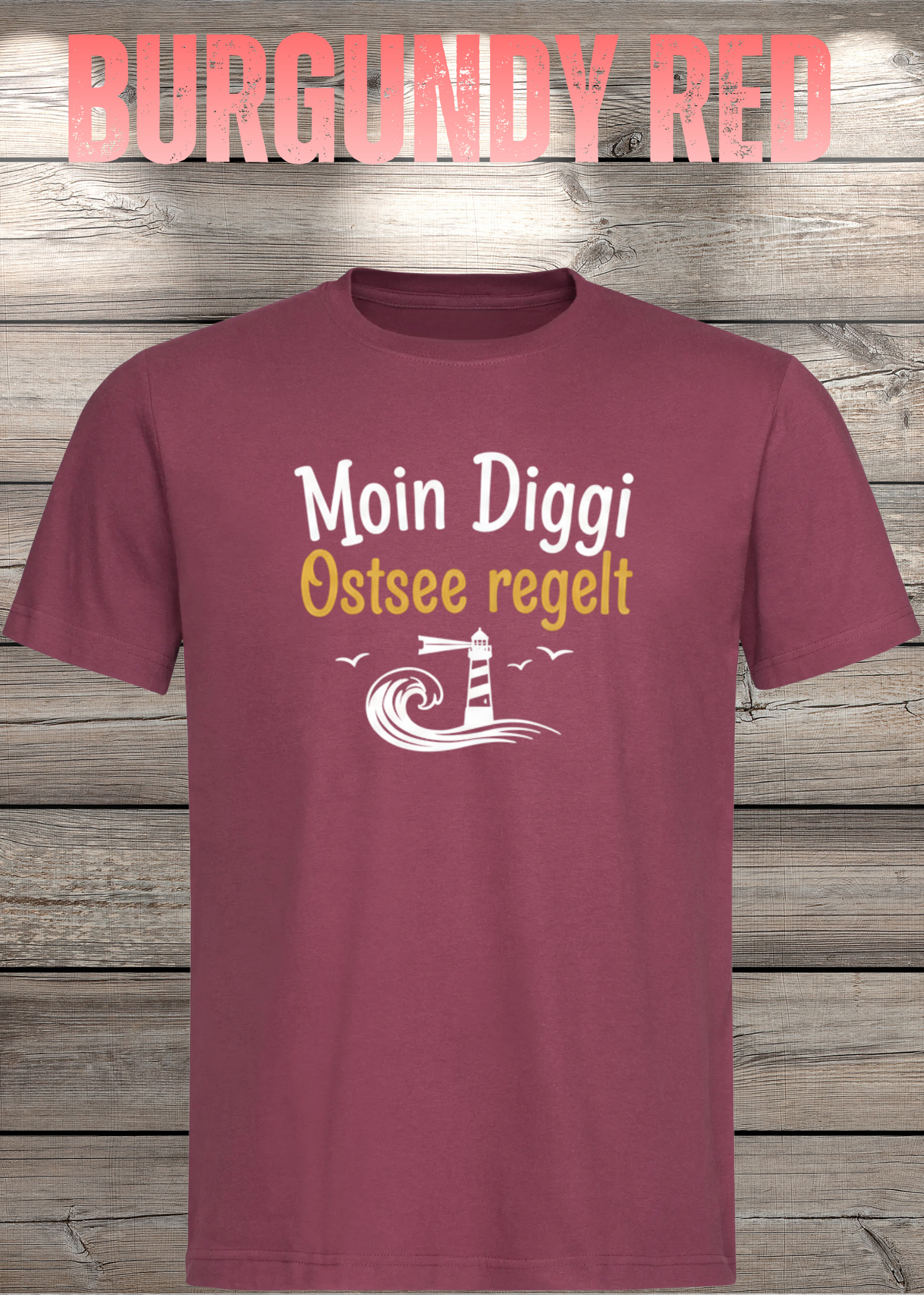 Unisex T-Shirt Moin Diggi Ostsee regelt