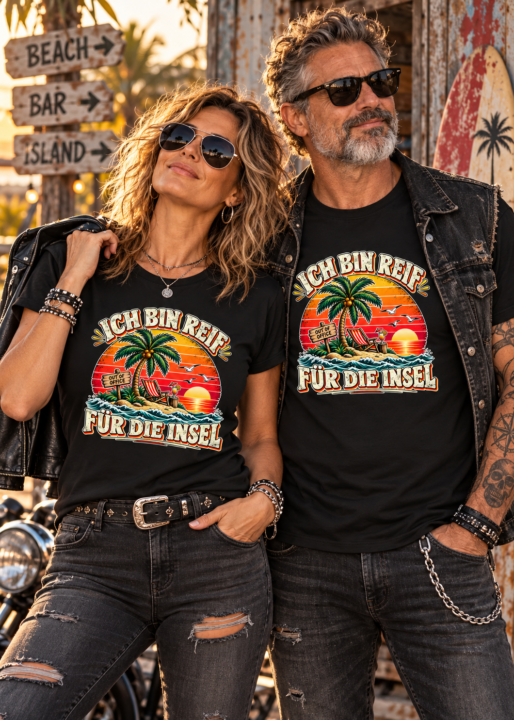 Ich bin reif für die Insel – Lustiges Urlaubs T-Shirt | FunnyZoom