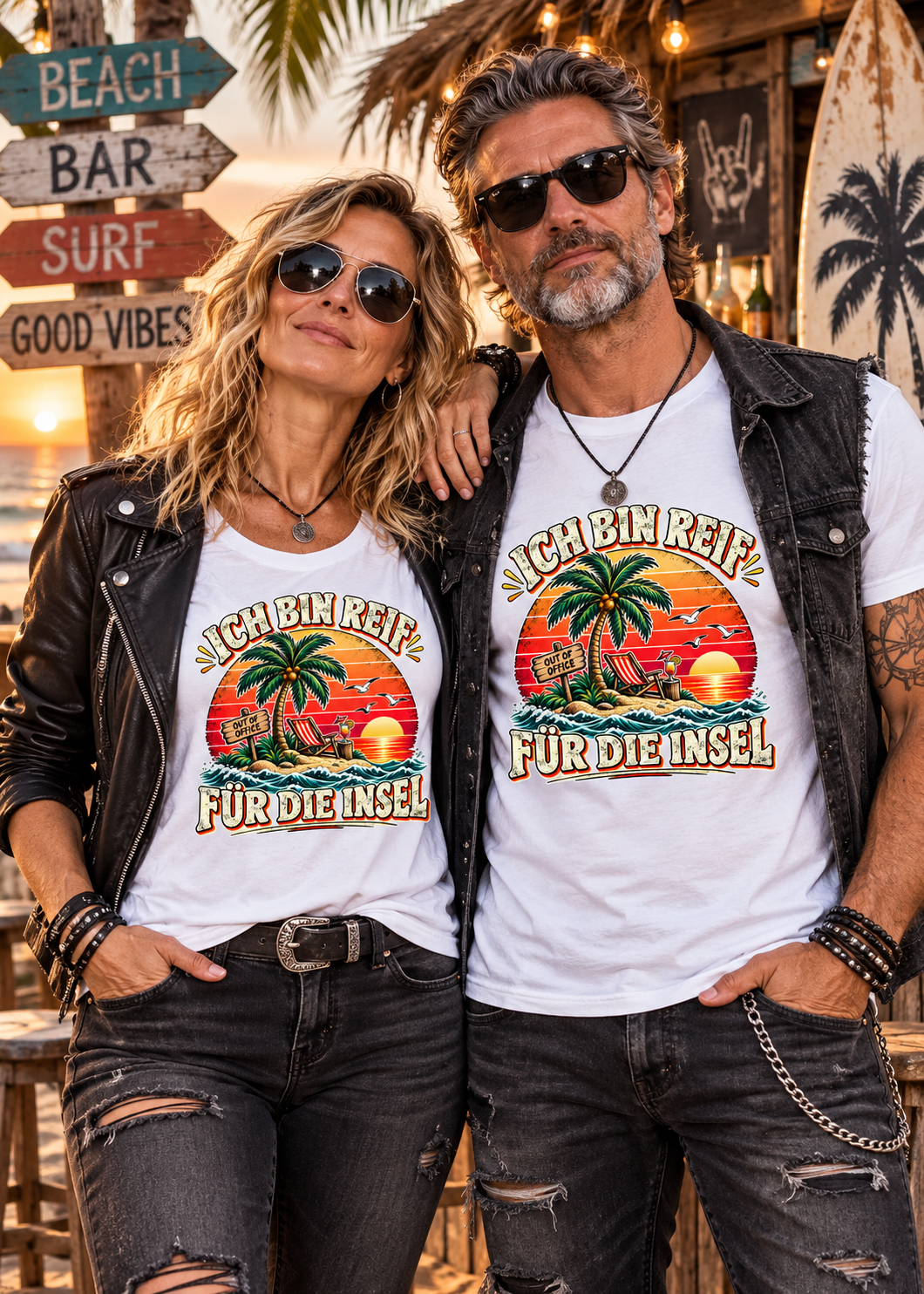 Ich bin reif für die Insel – Lustiges Urlaubs T-Shirt | FunnyZoom