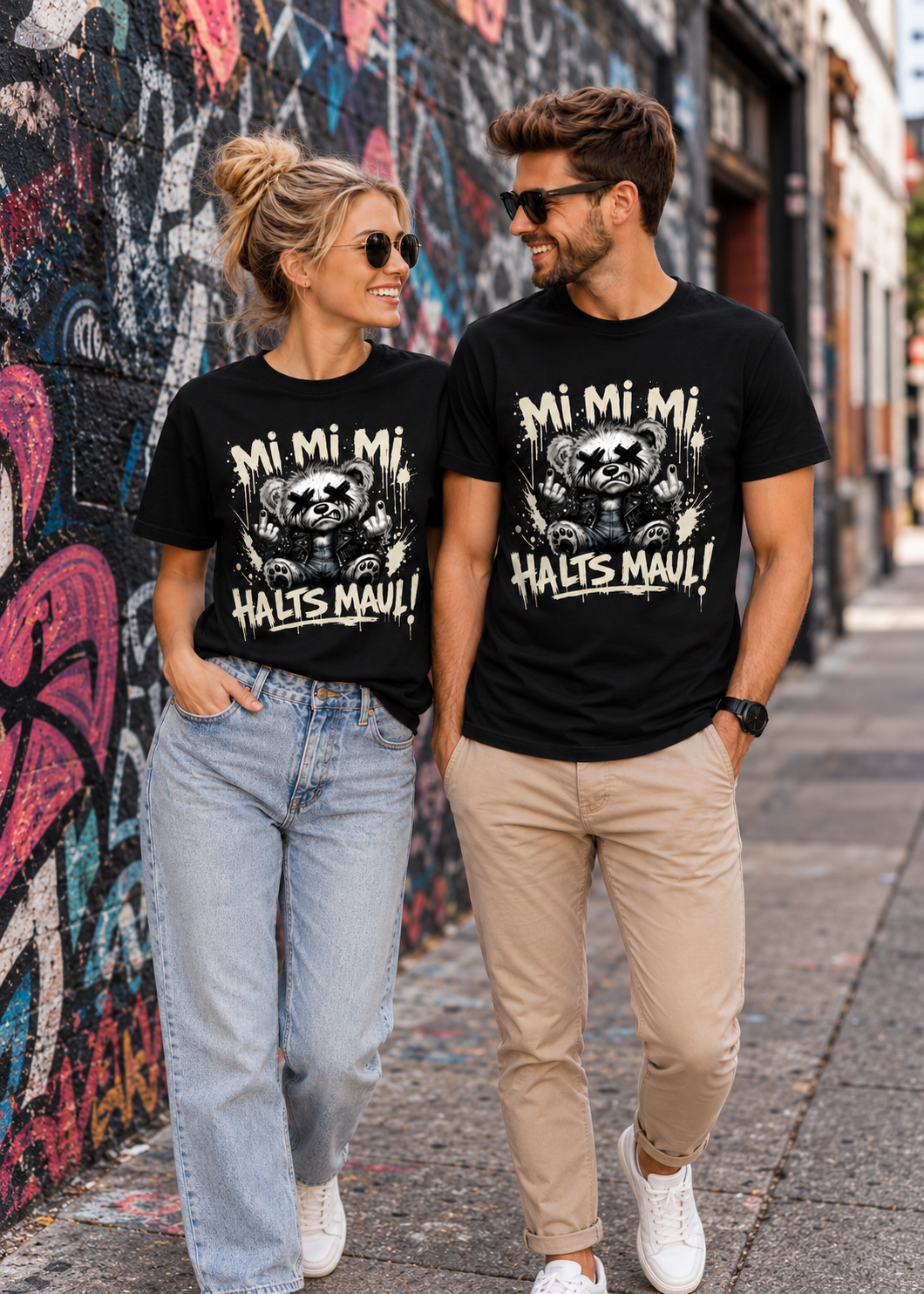 Brummbär Bruno T-Shirt – Mi Mi Mi Halt’s Maul Punk Shirt