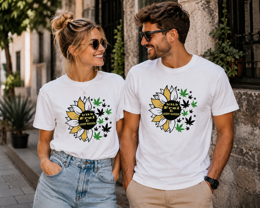 Wild Frei & Leicht Daneben Sonnenblumen Unisex T-Shirt