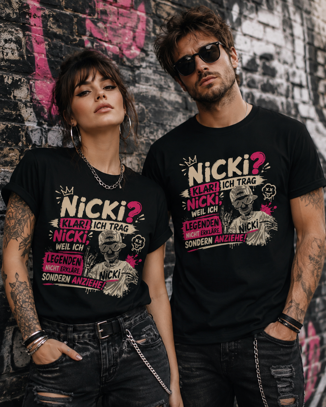 Nicki T-Shirt „Ich trag Nicki“ | Lustiges Legenden Shirt Unisex
