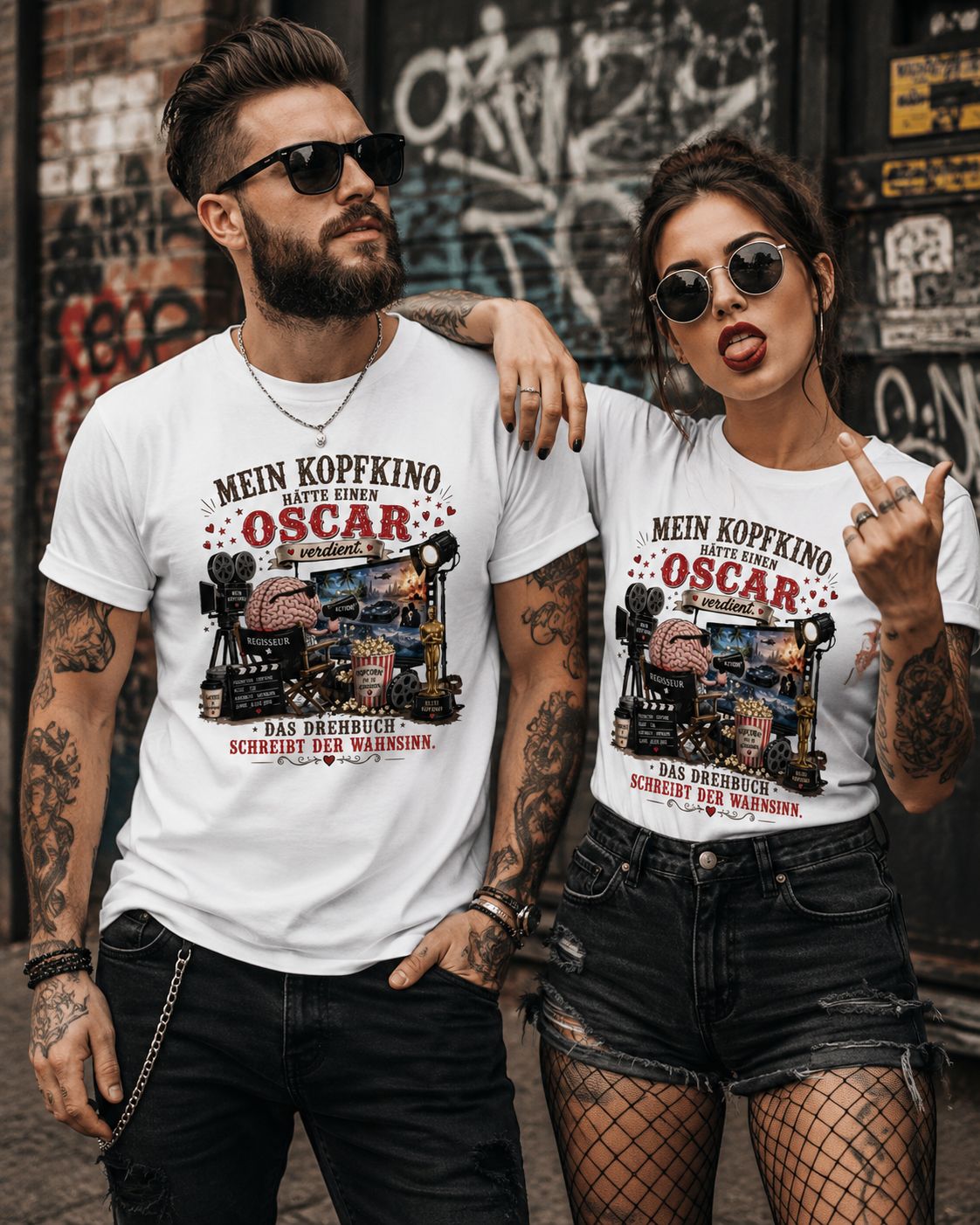 Mein Kopfkino hätte einen Oscar verdient – Lustiges Unisex T-Shirt