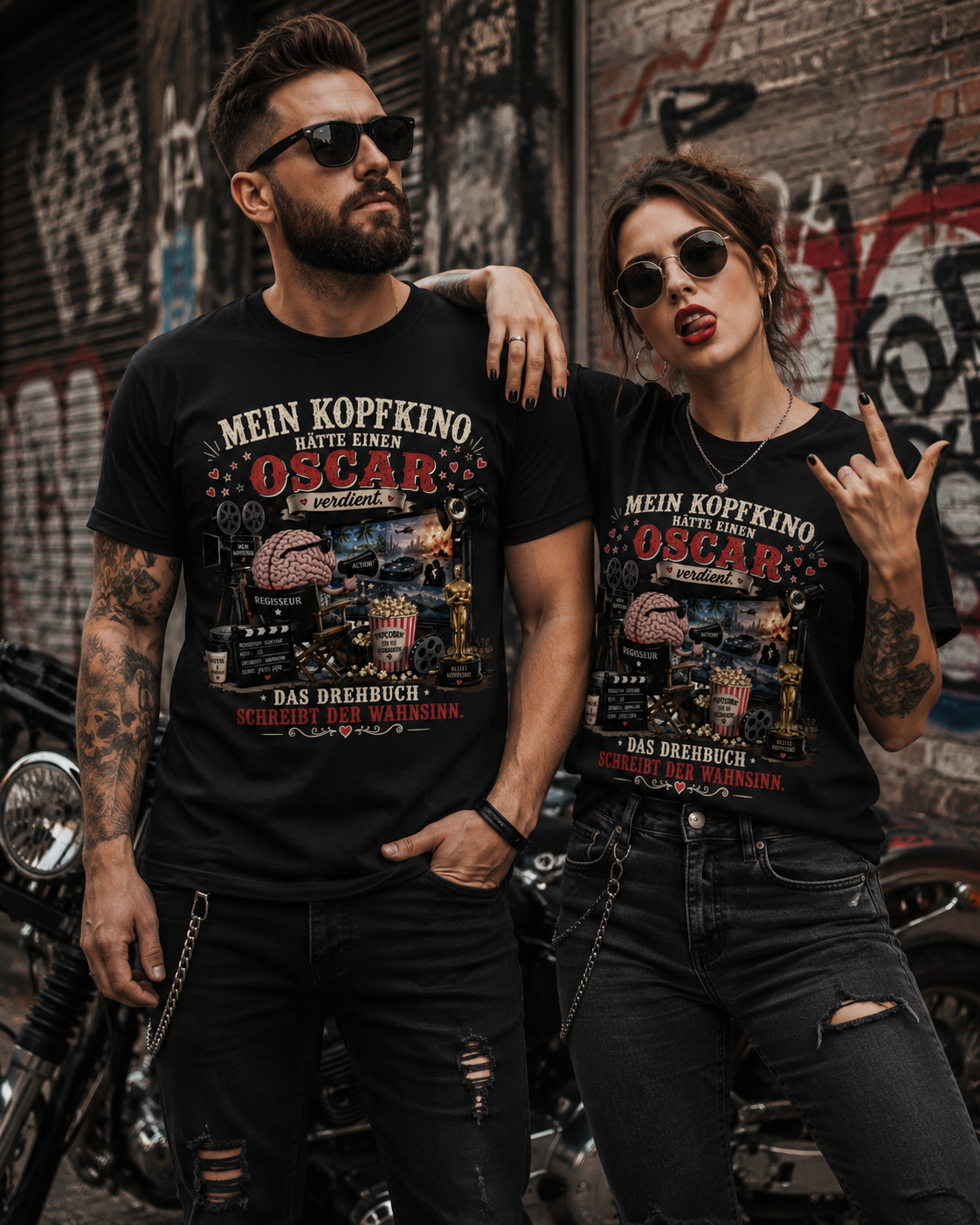 Mein Kopfkino hätte einen Oscar verdient – Lustiges Unisex T-Shirt