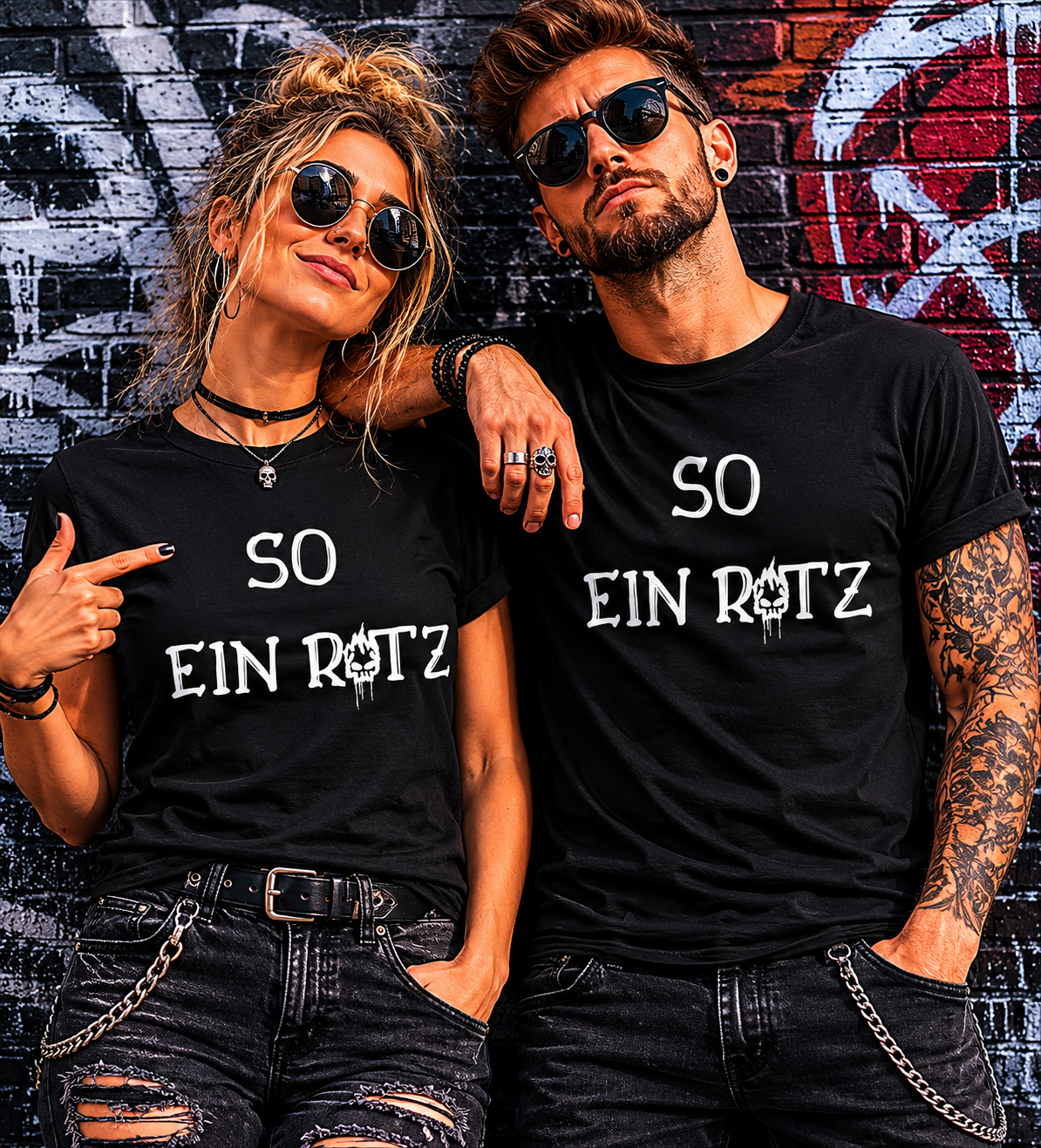 Lustiges Unisex T-Shirt „So ein Rotz“ | Frecher Humor Spruch Shirt