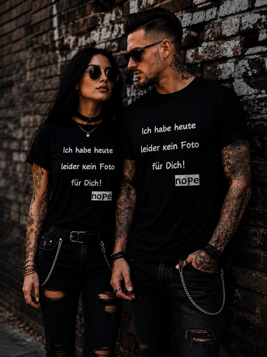 Ich habe heute leider kein Foto für Dich! – Lustiges Unisex T-Shirt mit Sarkasmus Spruch