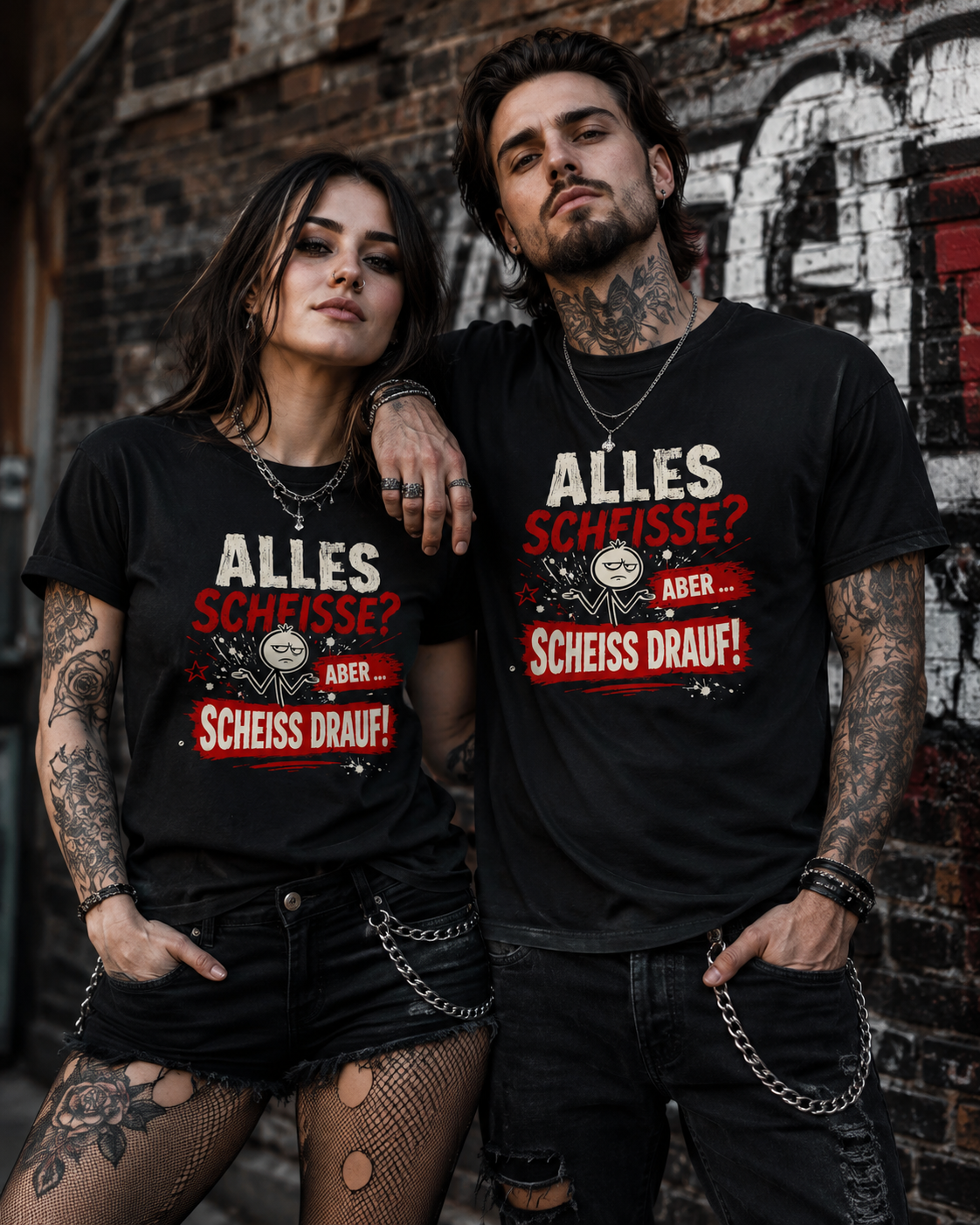 Alles Scheiße T-Shirt – Aber scheiß drauf!