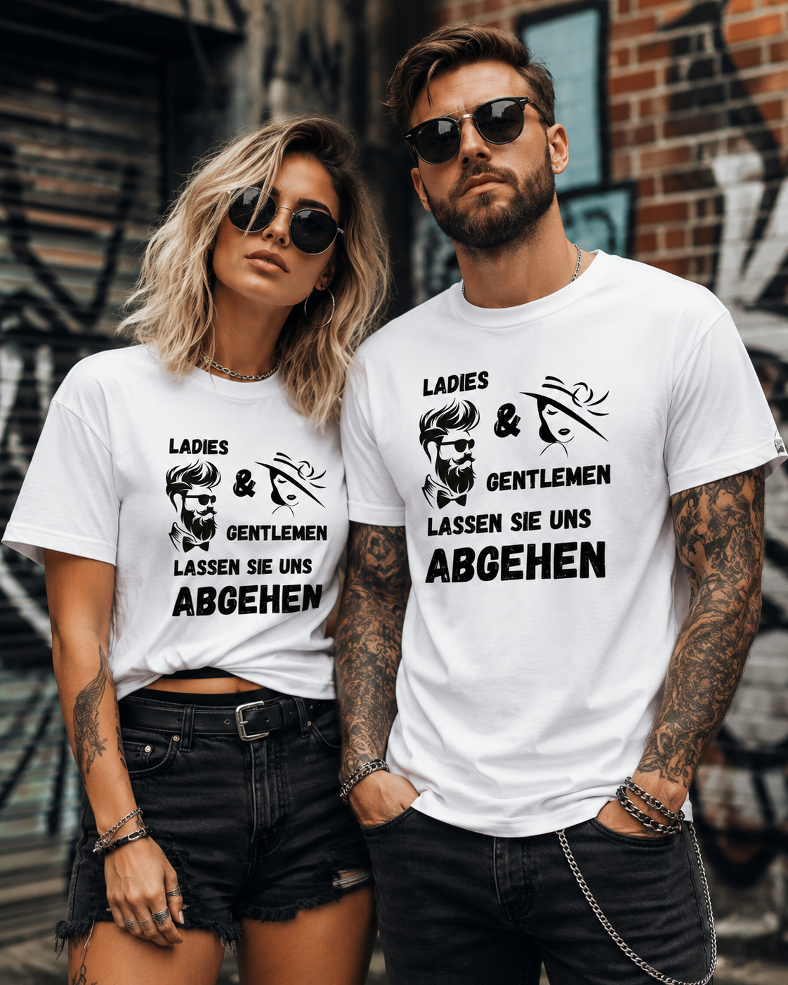 Ladies & Gentlemen Lassen Sie Uns Abgehen T-Shirt