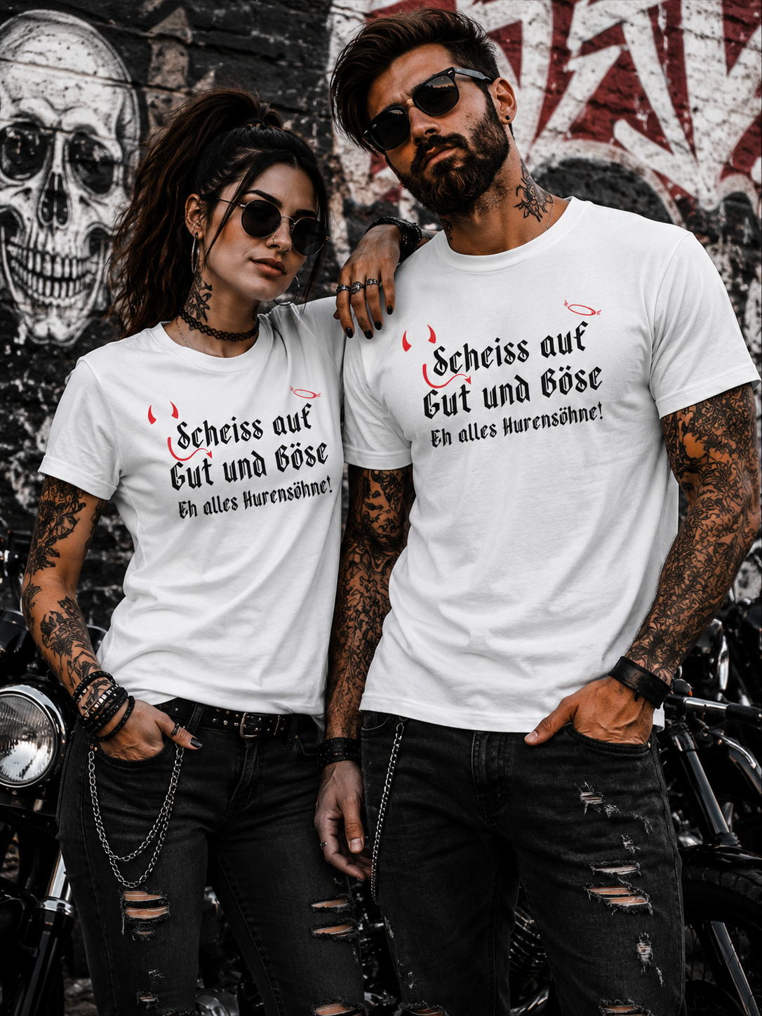 Scheiß auf Gut und Böse T-Shirt – Sarkastisches Statement Shirt