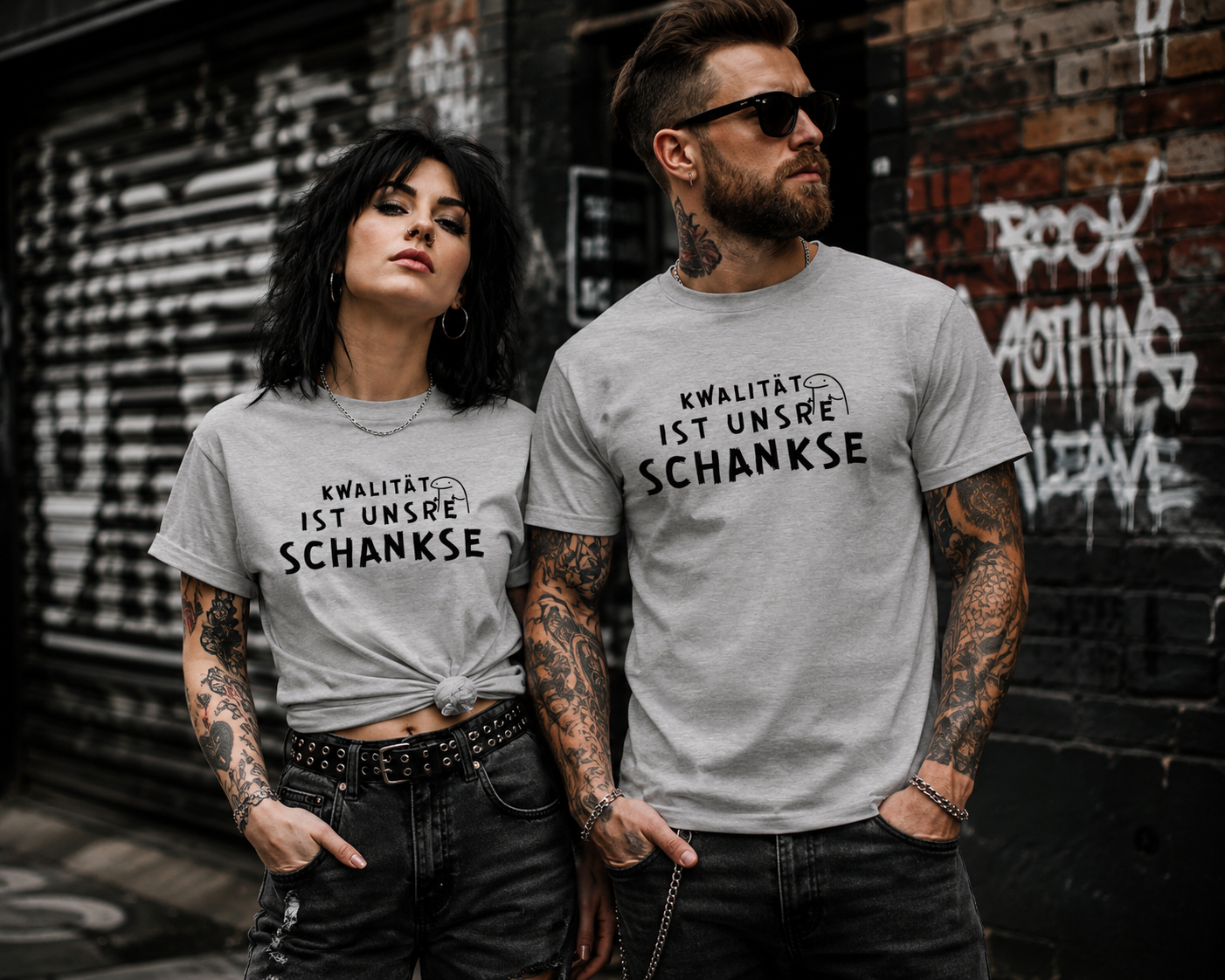 Qualität ist unsere Schankse T-Shirt – Lustiges Wortspiel Shirt