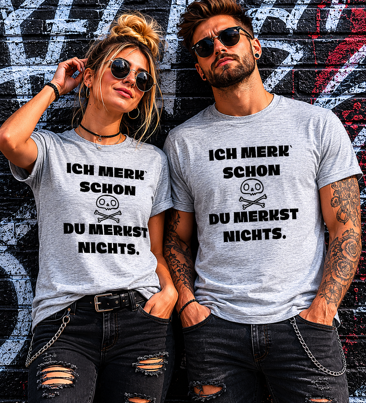 Lustiges T-Shirt „Ich merk' schon – Du merkst nichts“ | Sarkasmus Humor Shirt