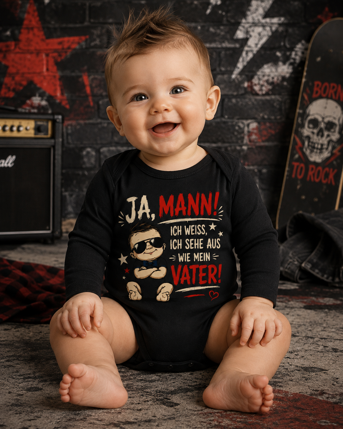 Ja, Mann! Ich sehe aus wie mein Vater – Babybody