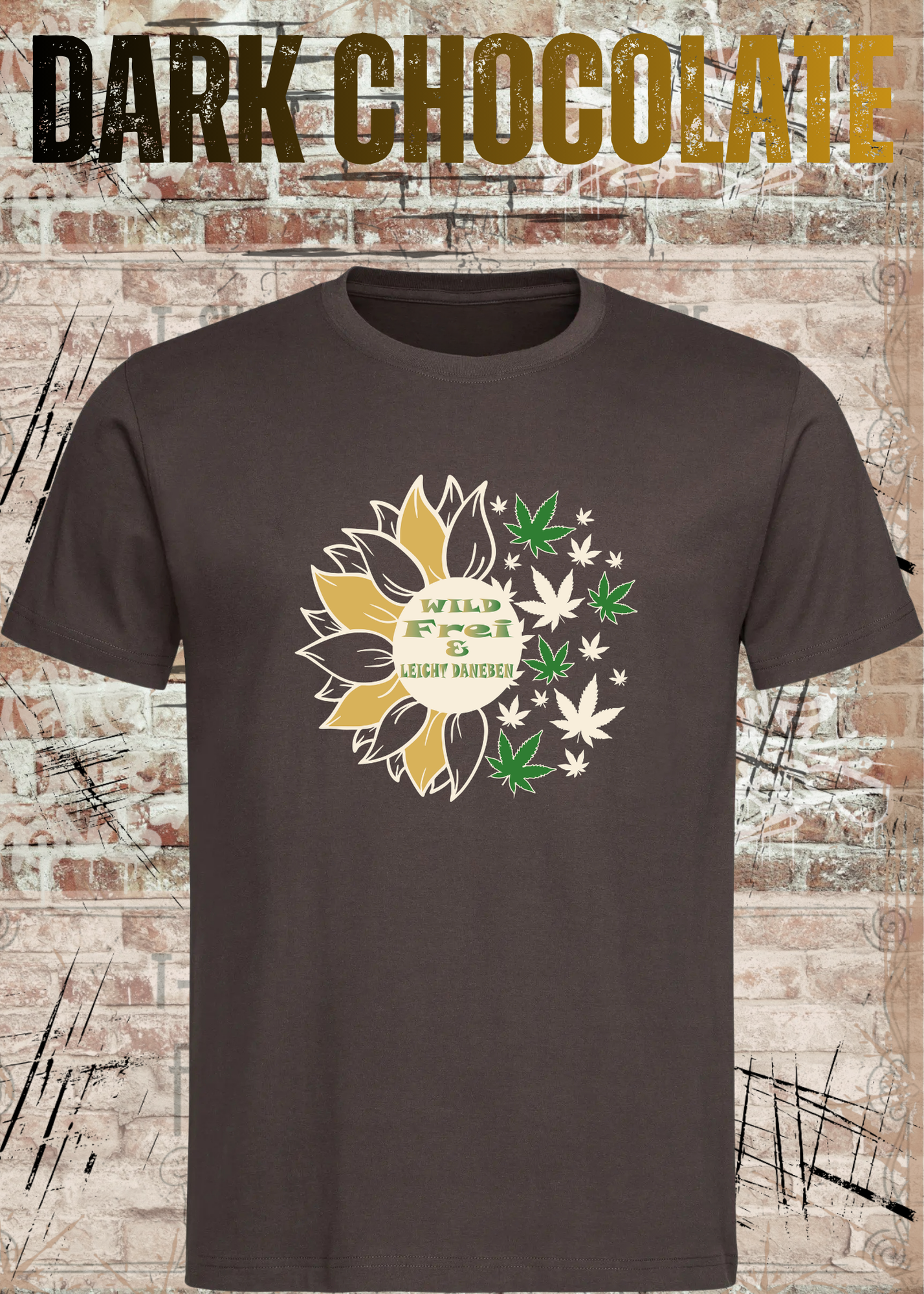 Wild Frei & Leicht Daneben Sonnenblumen Unisex T-Shirt