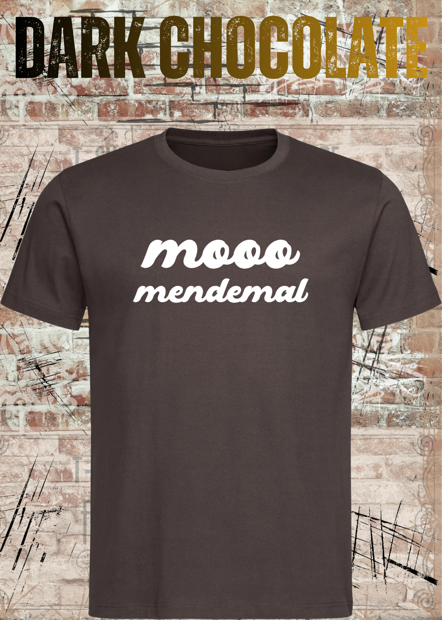 Mooo Mendemal – Lustiges Wortspiel T-Shirt Unisex
