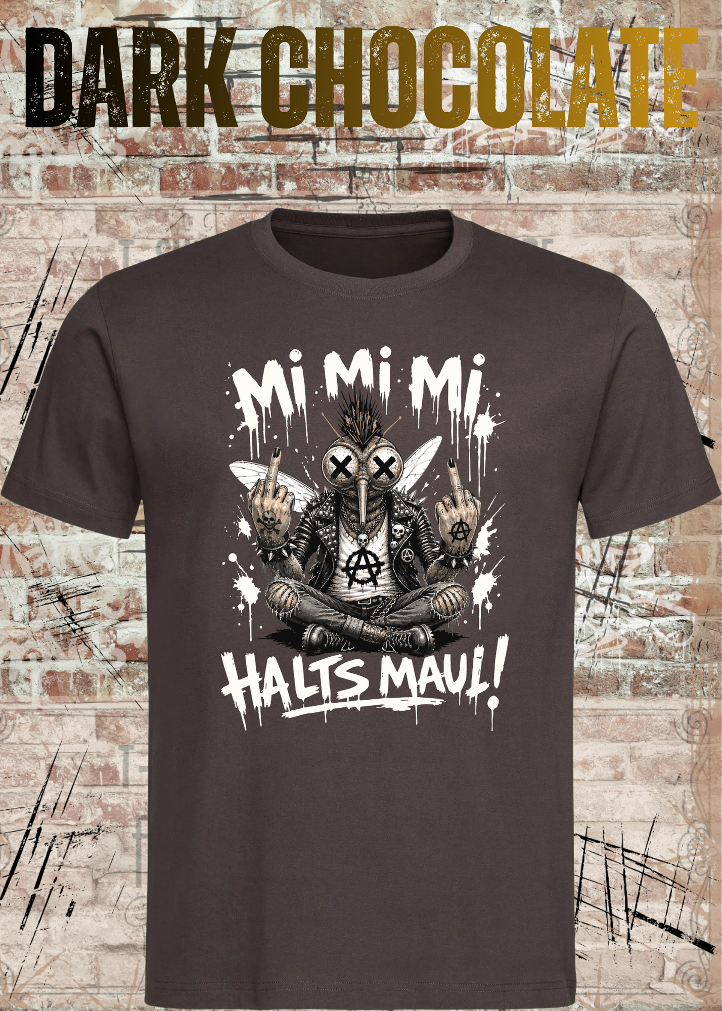 Stech-Mücke Manni T-Shirt – Mi Mi Mi Halt’s Maul Punk Shirt