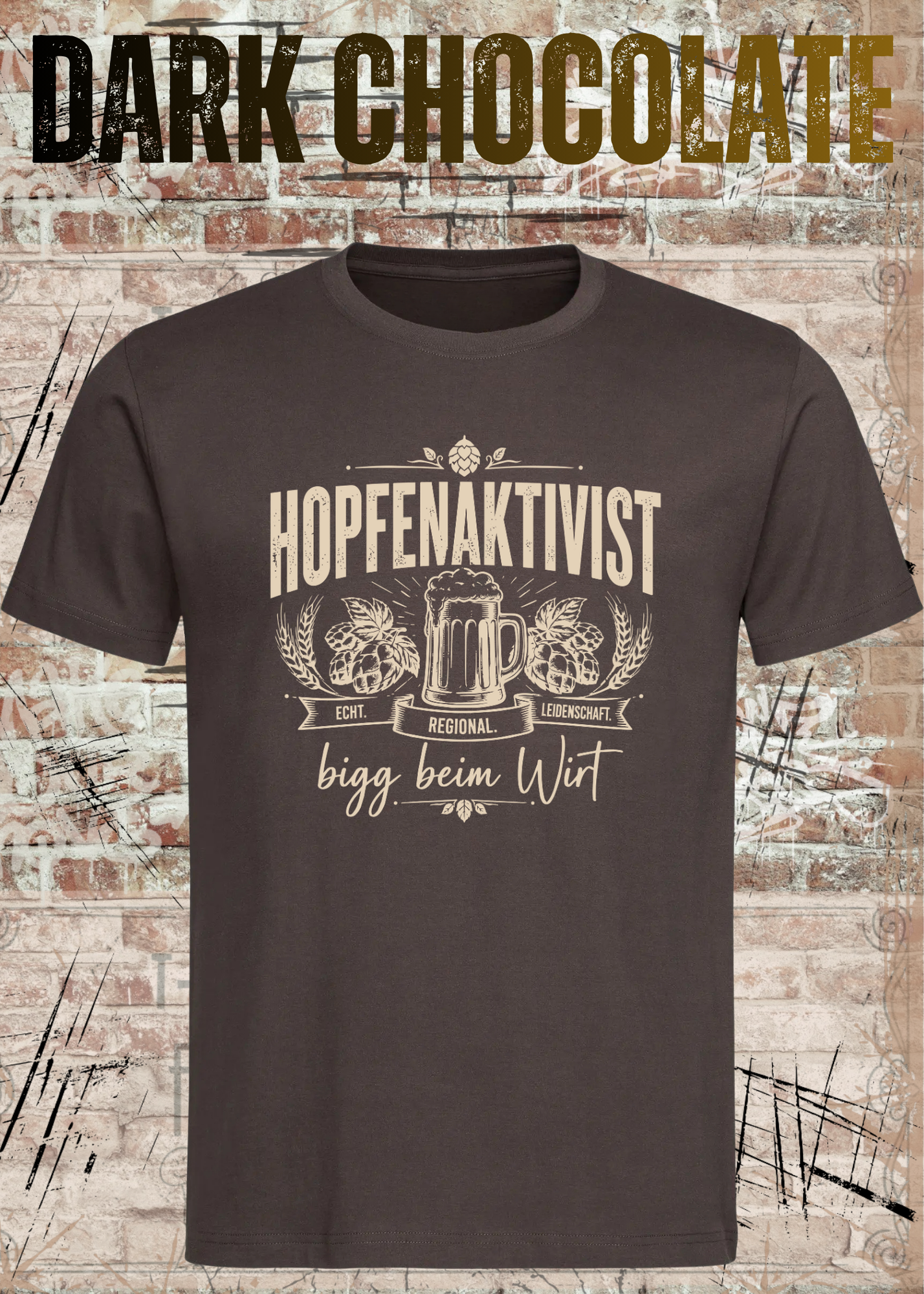 Hopfenaktivist – bigg beim Wirt | Lustiges Bier T-Shirt