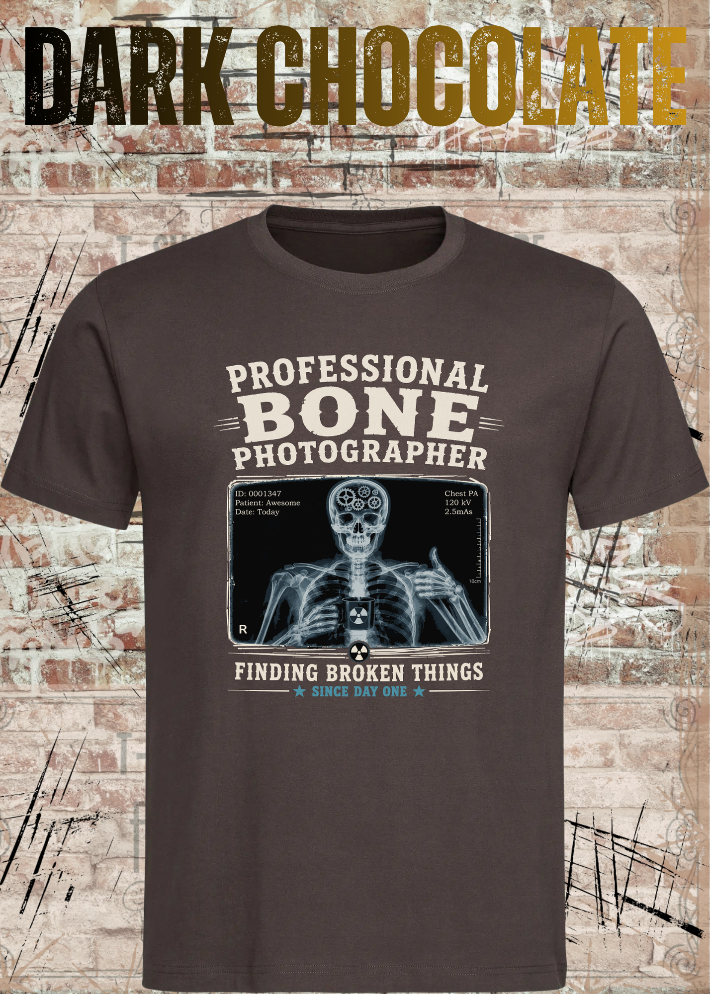 Professional Bone Photographer T-Shirt – Lustiges Radiologie Shirt für Röntgen & Krankenhaus