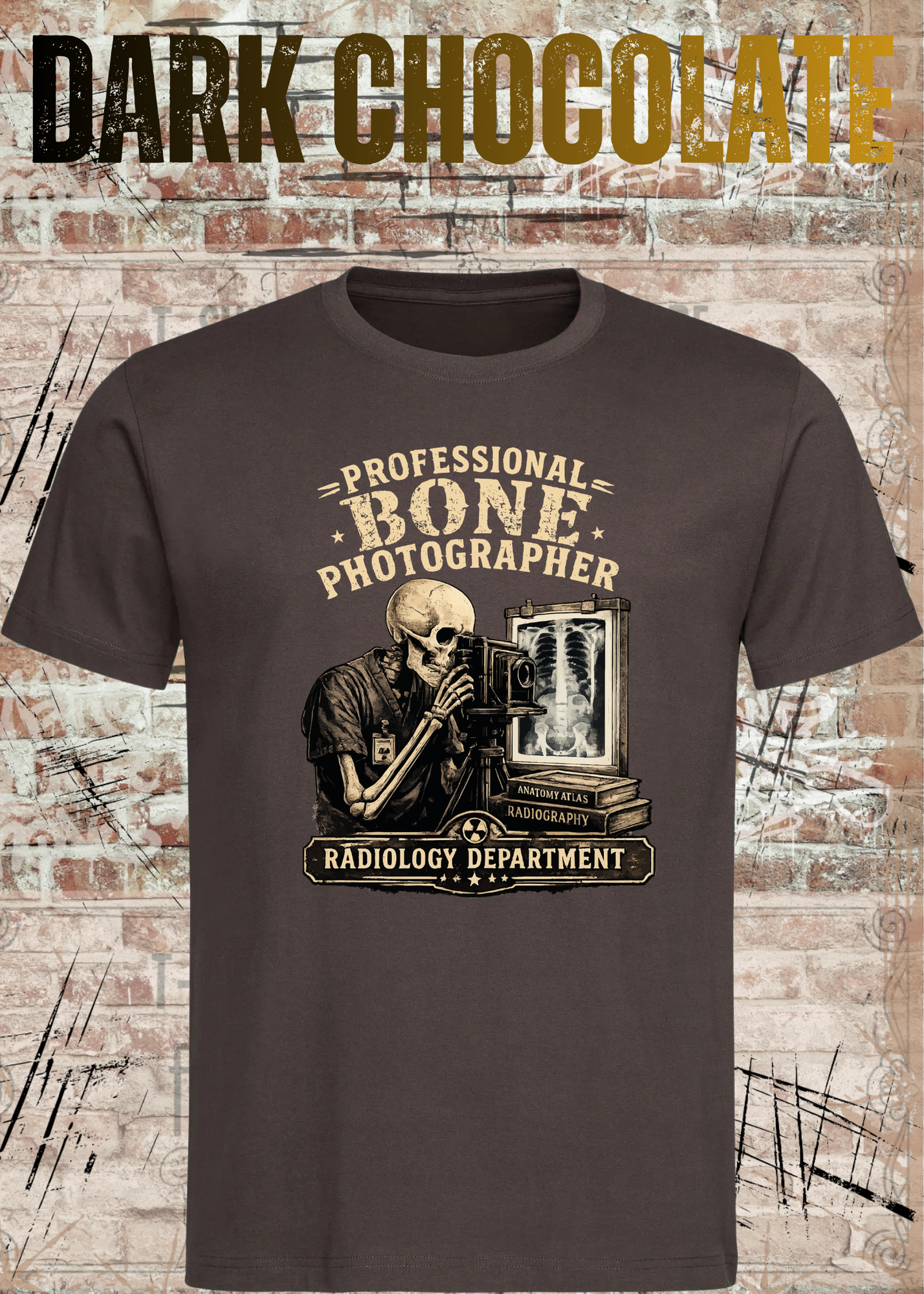 Professional Bone Photographer T-Shirt – Radiology Department Shirt für Röntgen & Klinik