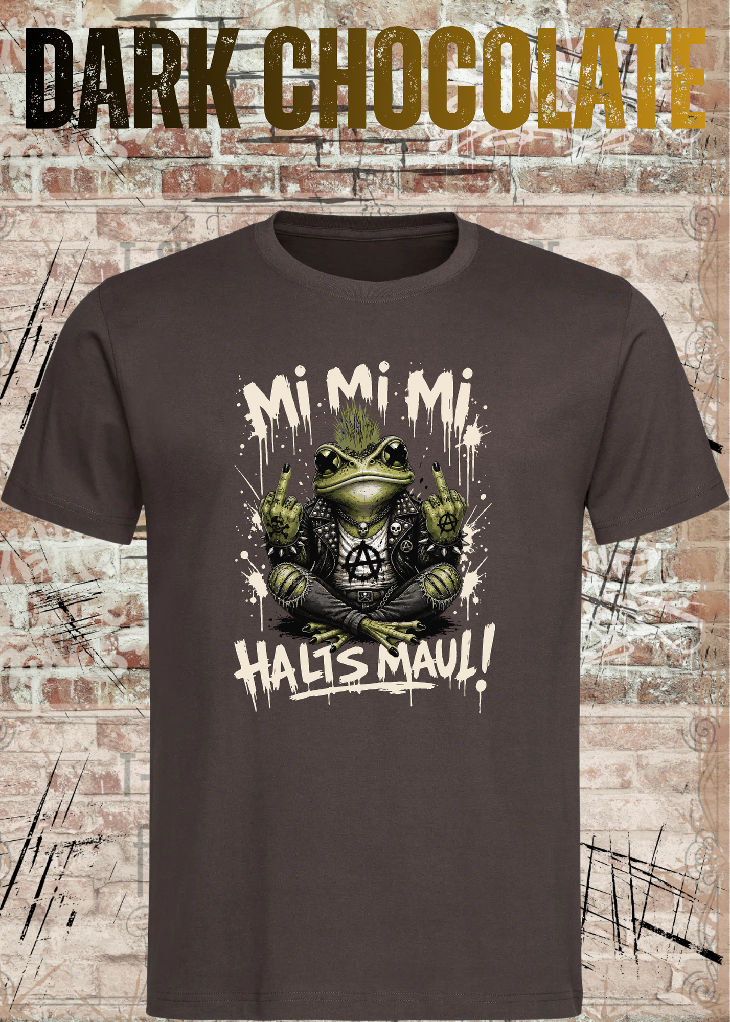 Motz-Frosch Fridolin T-Shirt – Mi Mi Mi Halt’s Maul Punk Shirt