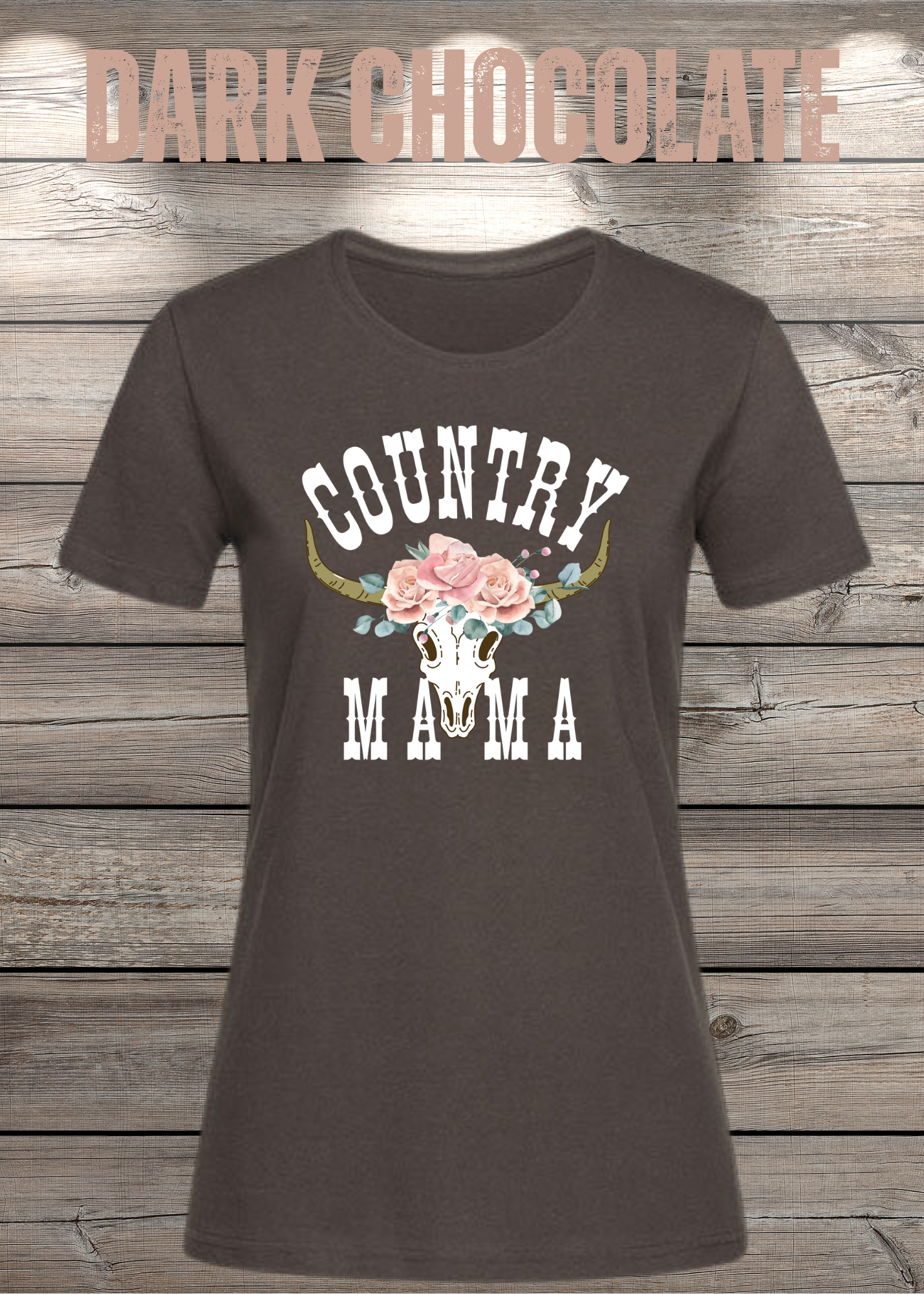 Country Mama T-Shirt - Freizeit Spruch Shirt für Damen