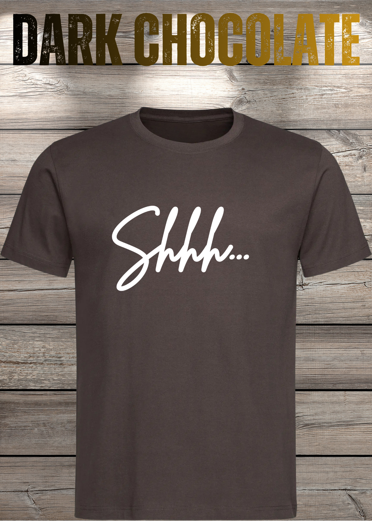 T-Shirt Shhh... - Geschenkidee T-Shirt - T-Shirt mit Spruch - Witziges T-Shirt - T-Shirt Freizeit - Lustiges T-Shirt Unisex