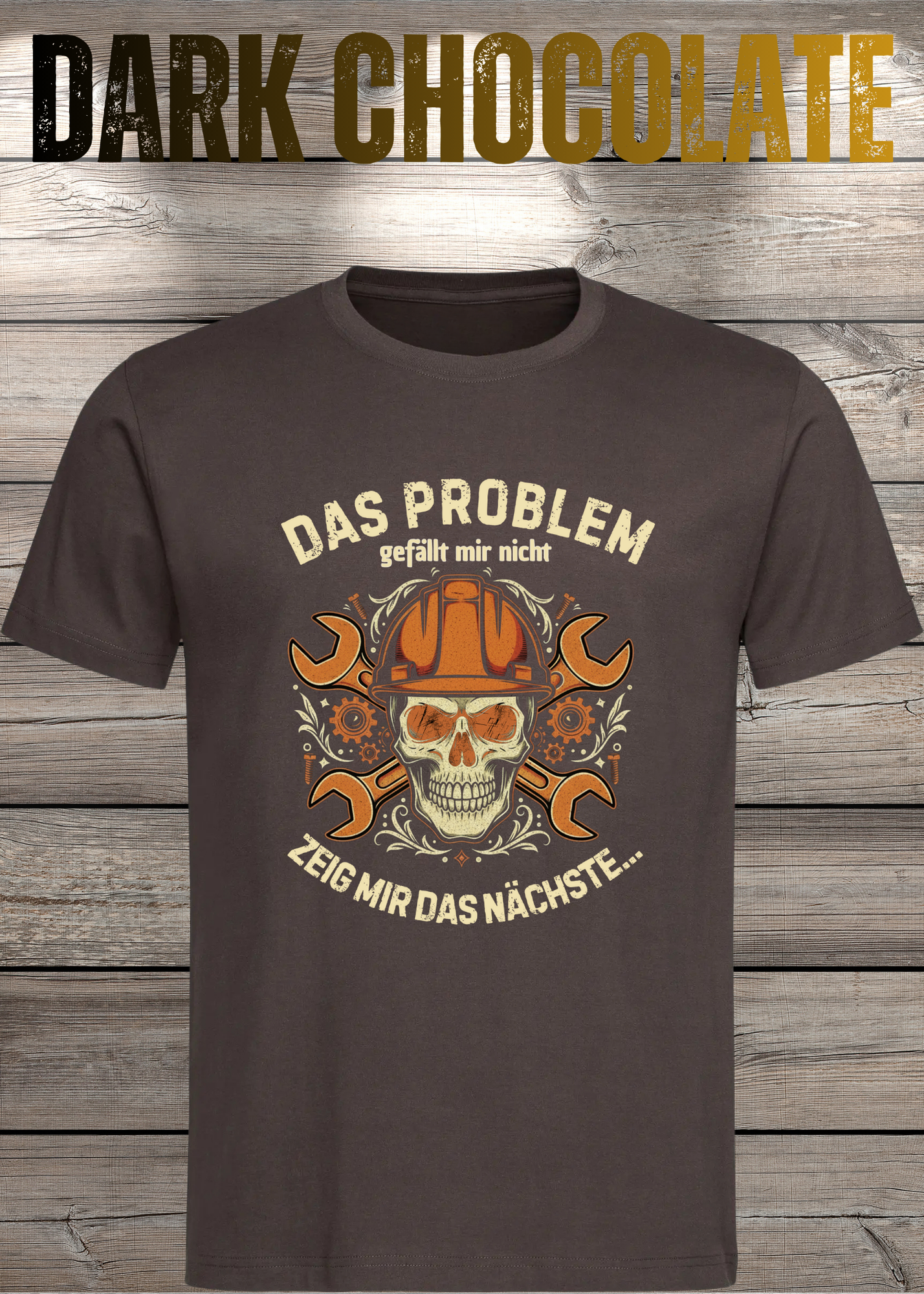 T-Shirt 'Das Problem gefällt mir nicht zeig mir das nächste' - Witziges Spruch-Shirt für Problemvermeider