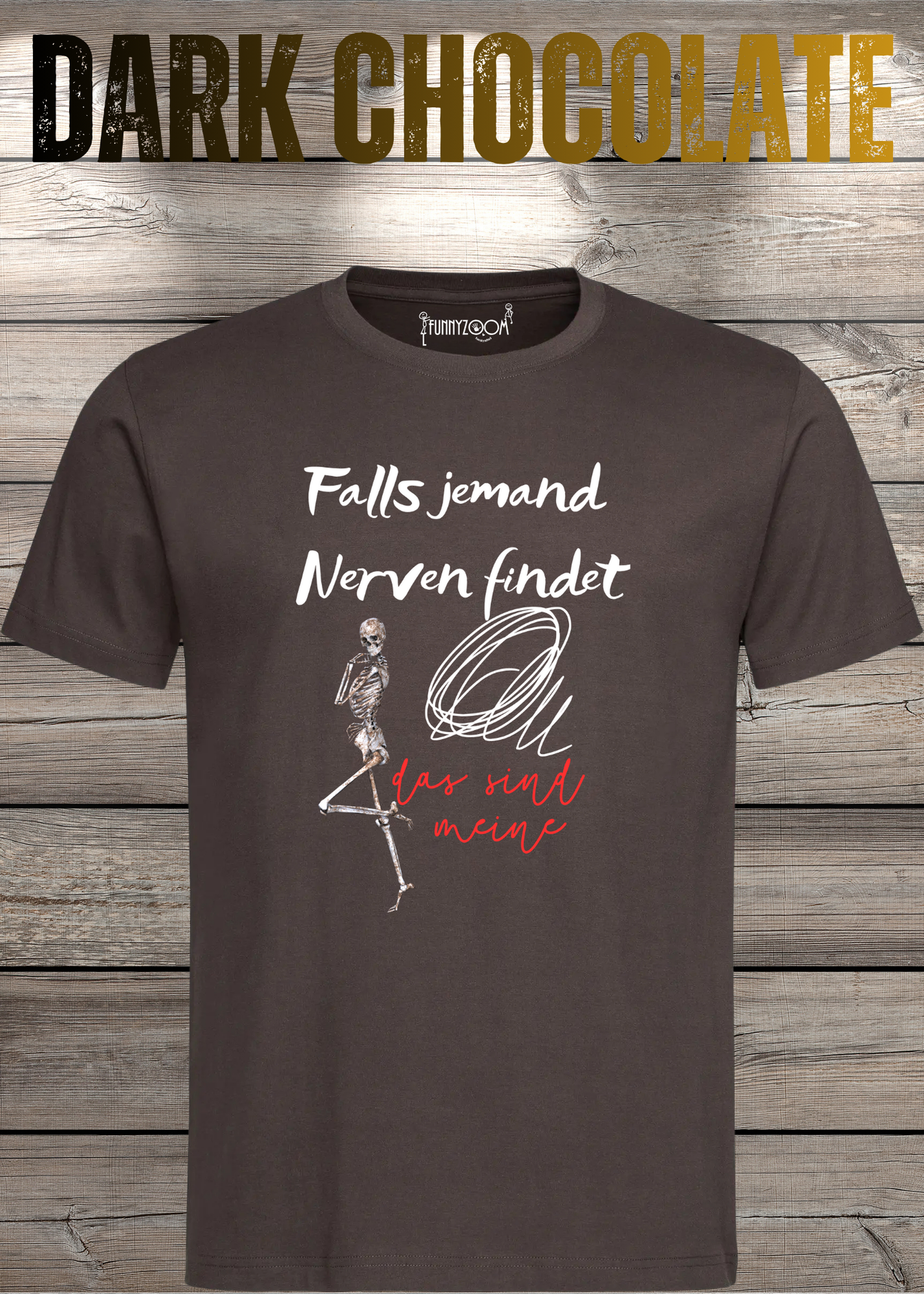T-Shirt 'Falls jemand Nerven findet das sind meine' - Witziges Geschenk Unisex