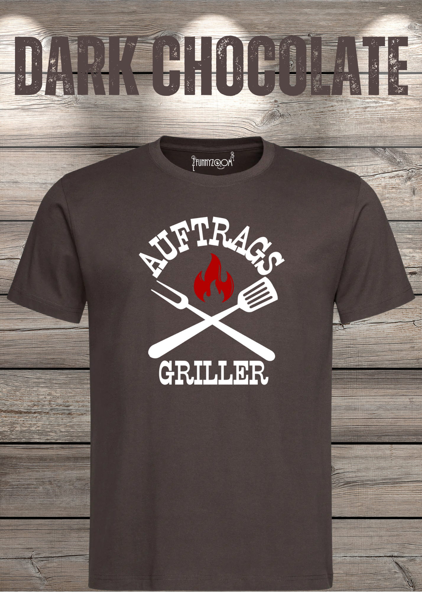 T-Shirt Auftrags-Griller Geschenkidee für Grillmeister Witziges T-Shirt mit Spruch Lustiges Unisex T-Shirt BBQ