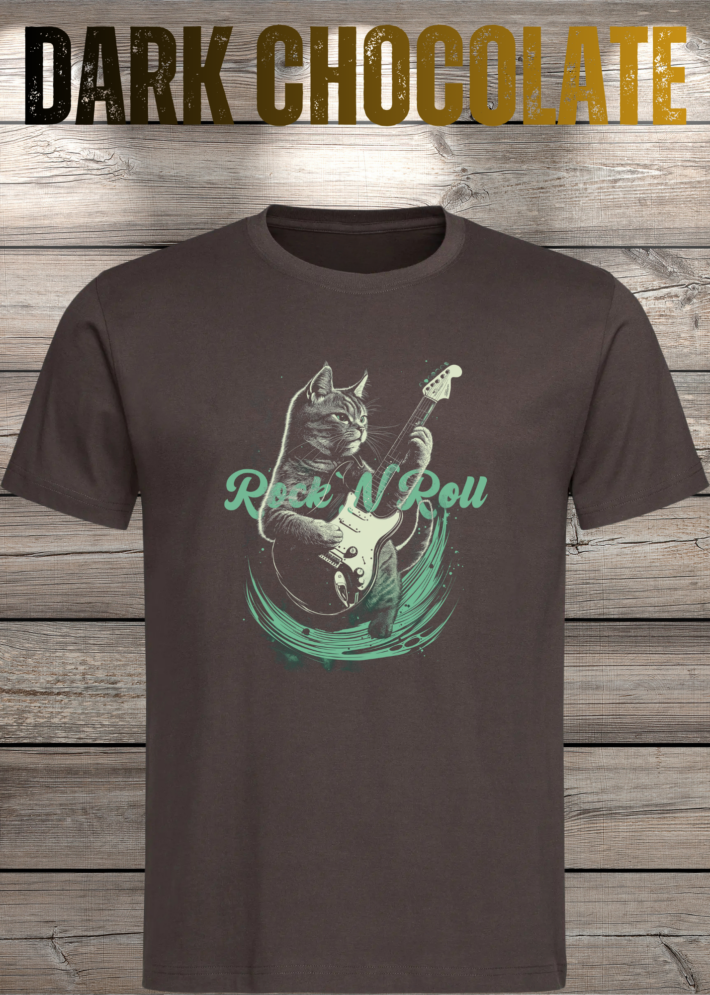 Katzenrocker - Rock n Roll Unisex T-Shirt für Musikliebhaber