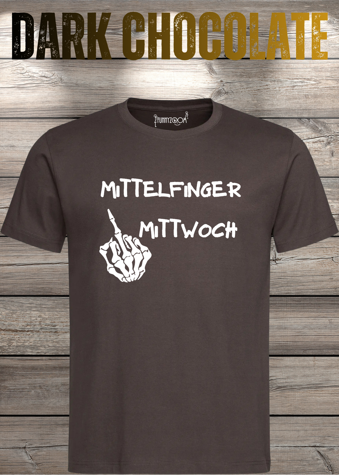 T-Shirt Mittelfinger Mittwoch Lustige Sprüche Geschenkidee Geburtstag Freizeit Unisex viele Farben