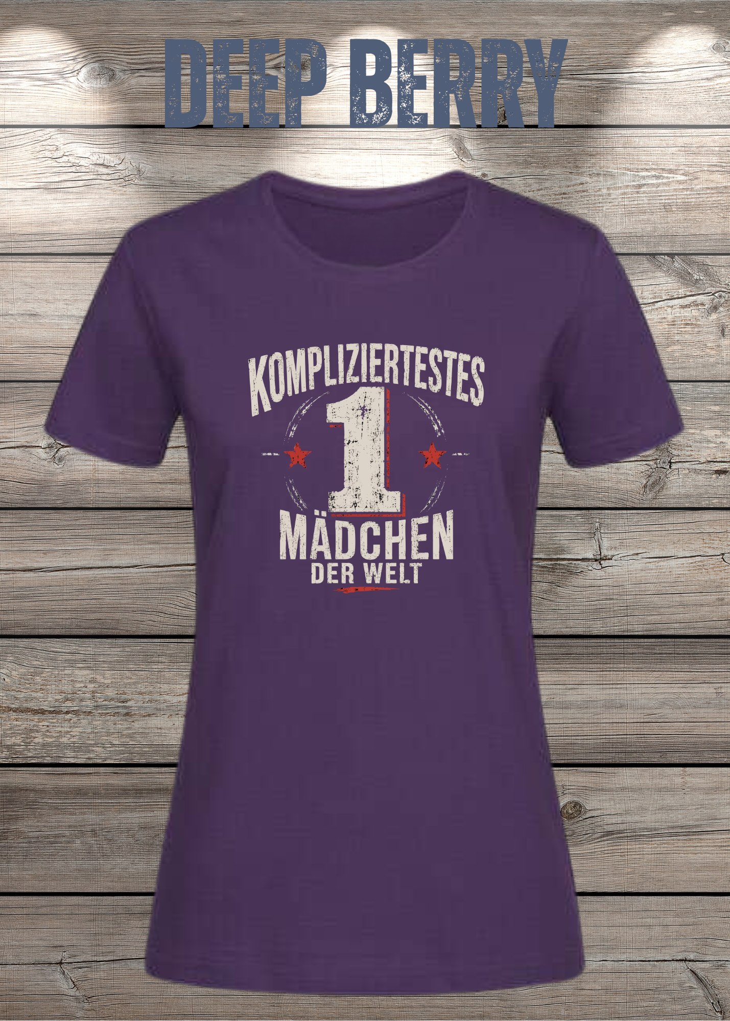 Kompliziertestes Mädchen der Welt – Lustiges Damen T-Shirt | Witziges Statement Shirt