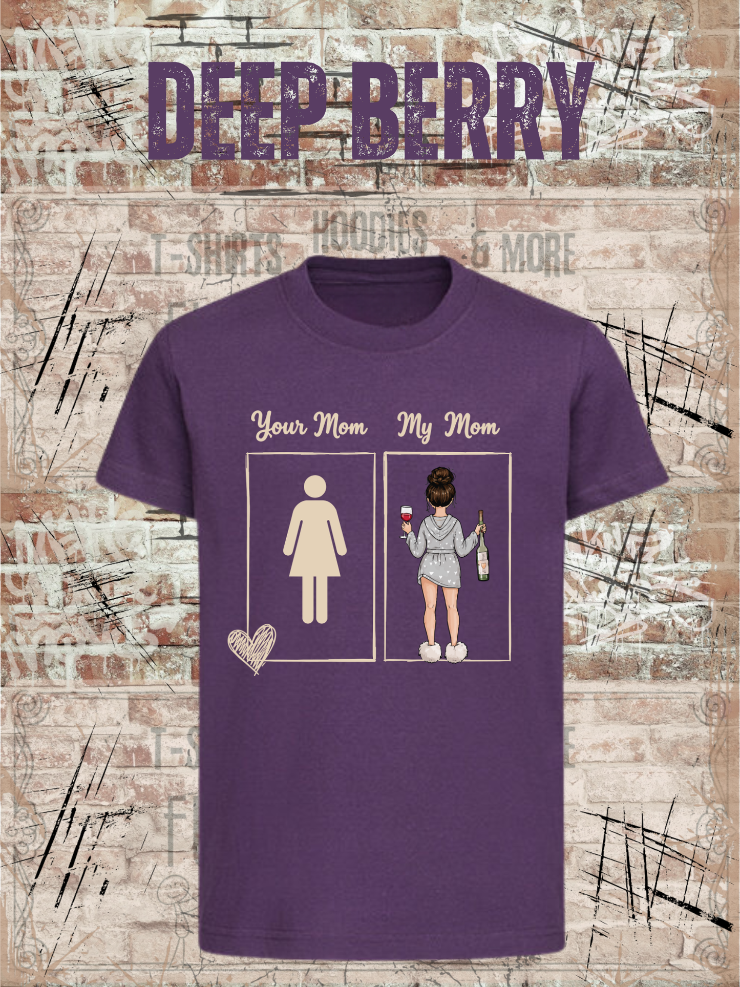 Your Mom My Mom – Lustiges Kinder T-Shirt mit Mama-Motiv