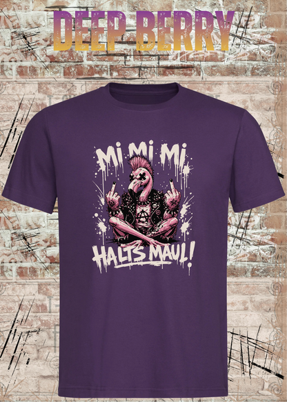 Motz-Flamingo Fred T-Shirt – Mi Mi Mi Halt’s Maul Punk Shirt