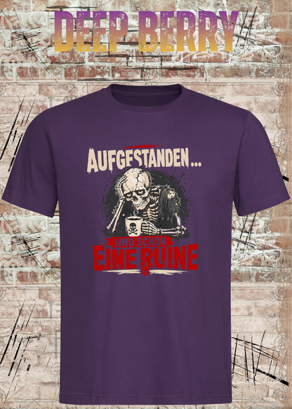 Aufgestanden und schon eine Ruine T-Shirt