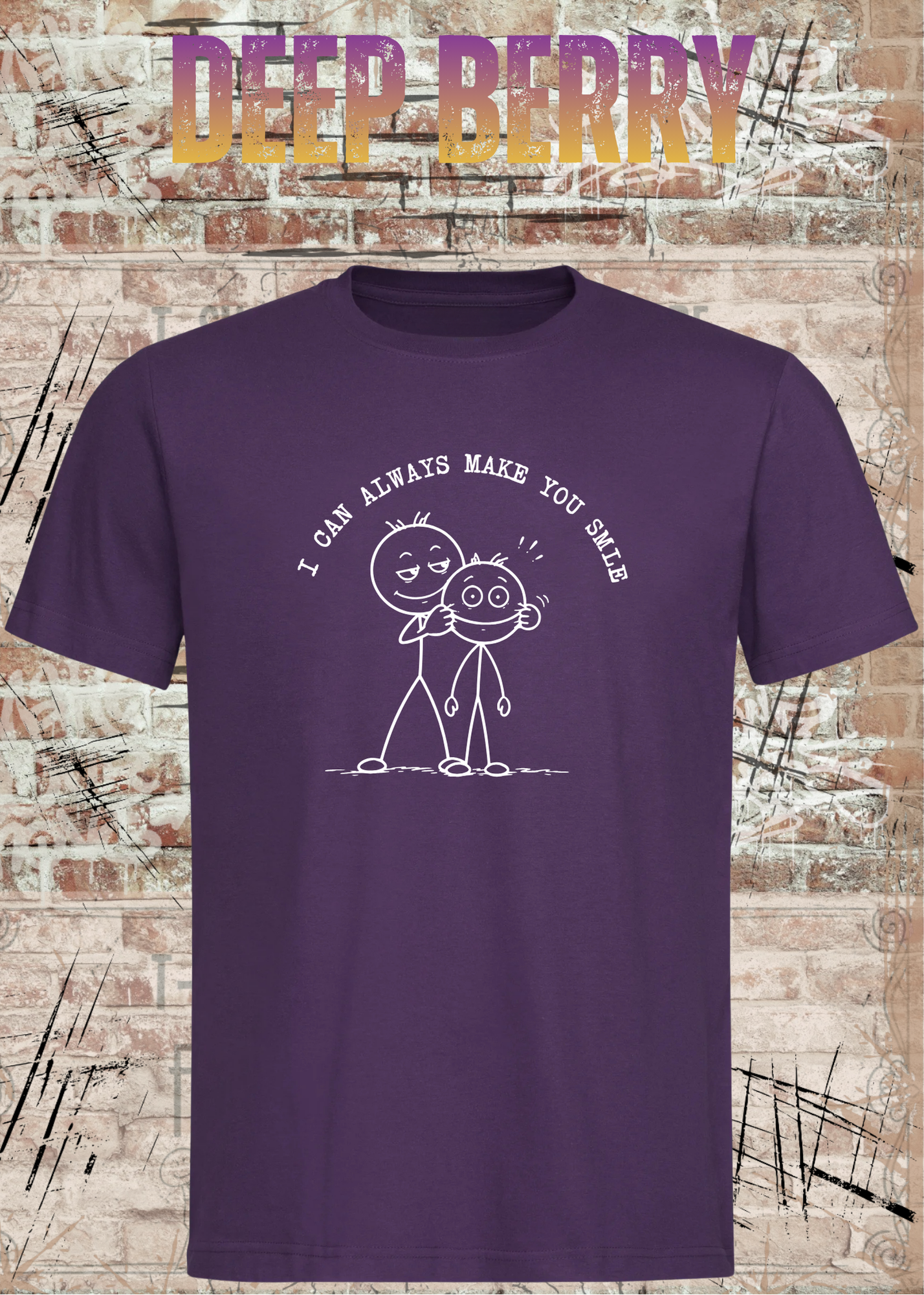 I Can Always Make You Smile Shirt – Lustiges Strichmännchen Unisex T-Shirt