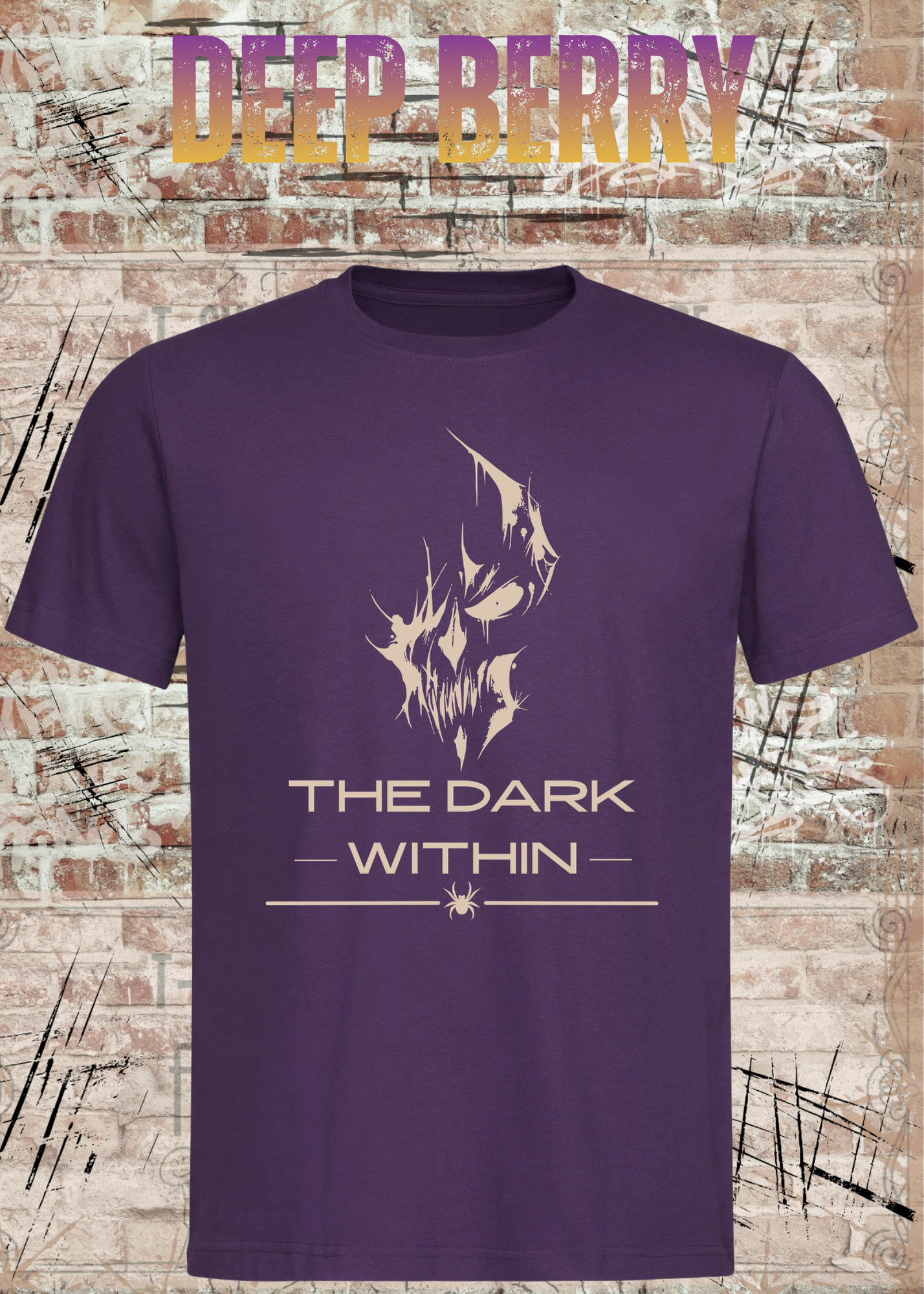 THE DARK WITHIN | Gothic Totenkopf T-Shirt | Rock & Metal Skull Shirt | Unisex
