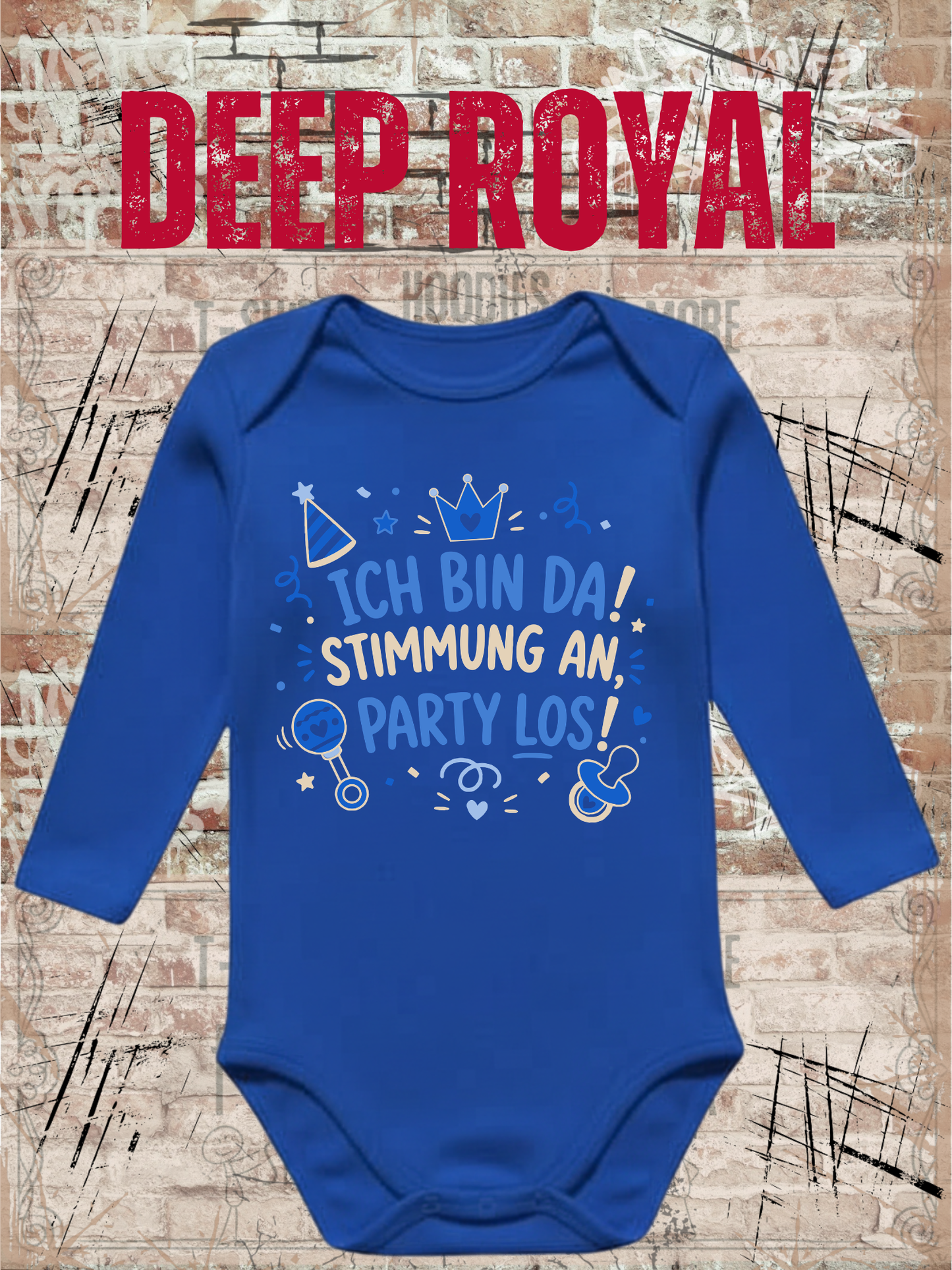 Ich bin da! Stimmung an, Party los! – Babybody Junge