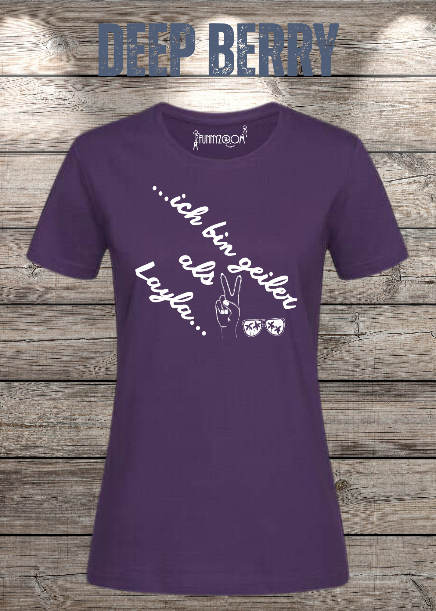 Damen T-Shirt 'Ich bin geiler als Layla' - Witziges Geschenk Selbstbewusstsein