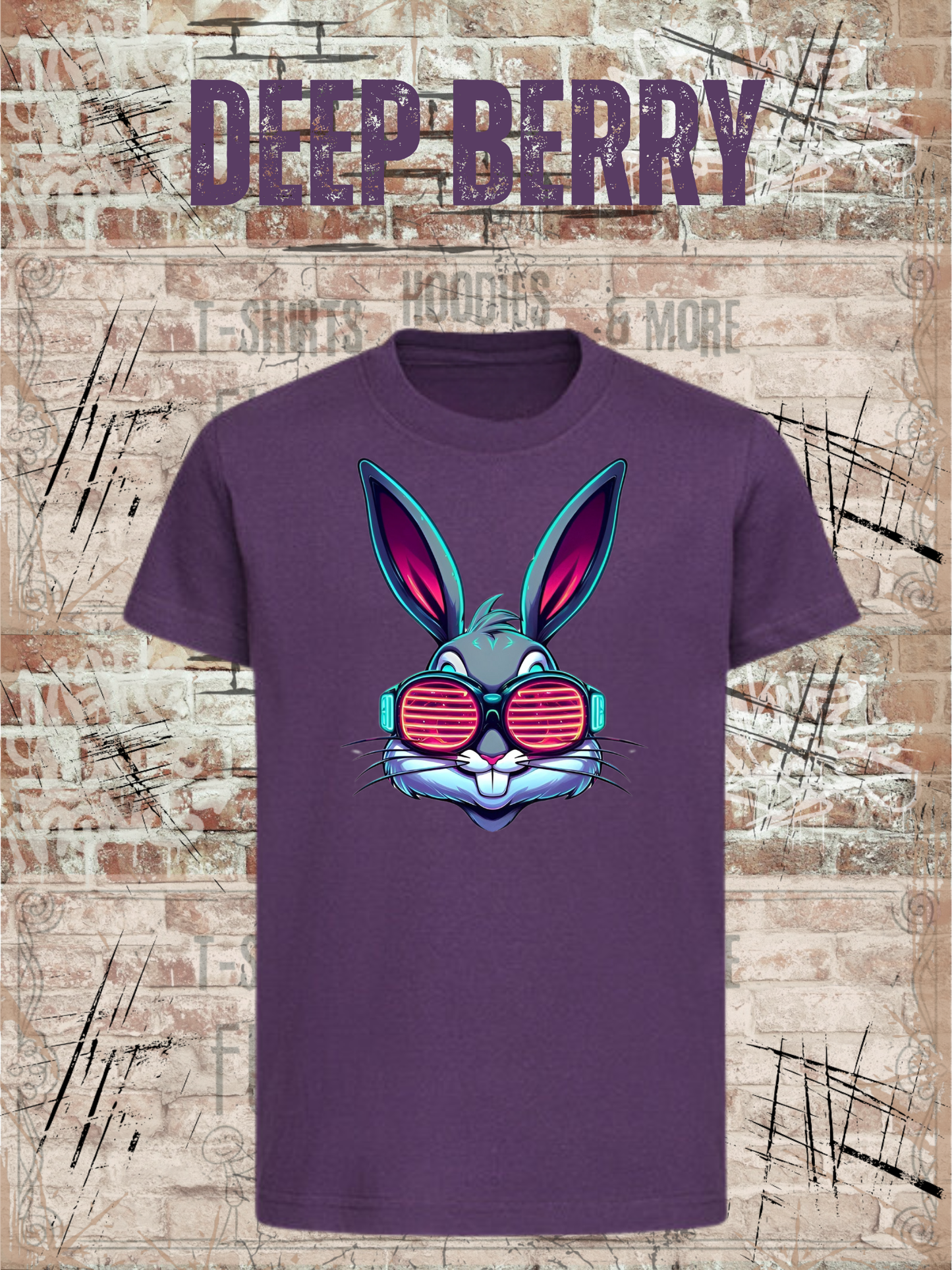 Cooles Bunny Kinder T-Shirt Witziges Kids T-Shirt Geschenkidee